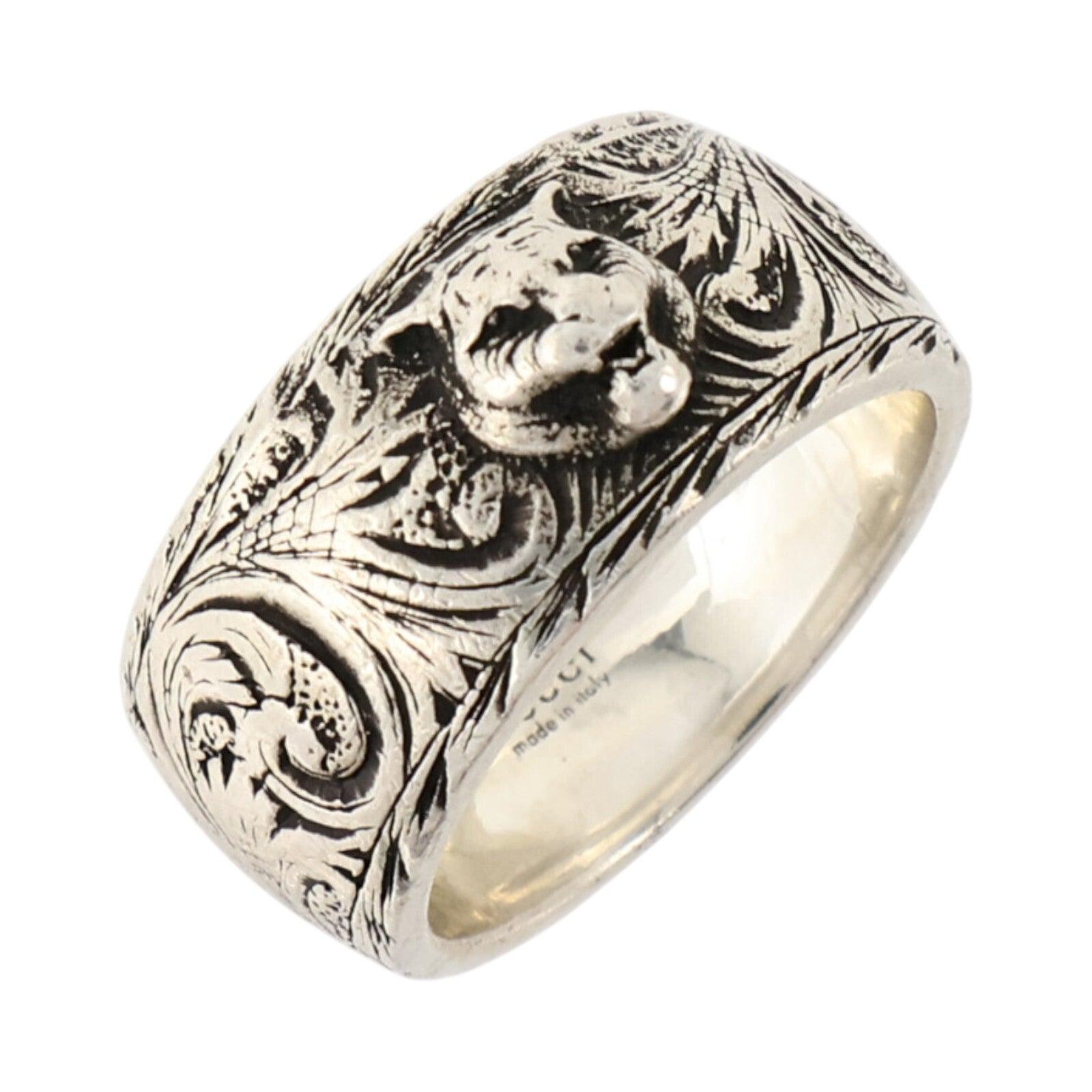 GUCCI 925純銀Gatto Feline Ring戒指
