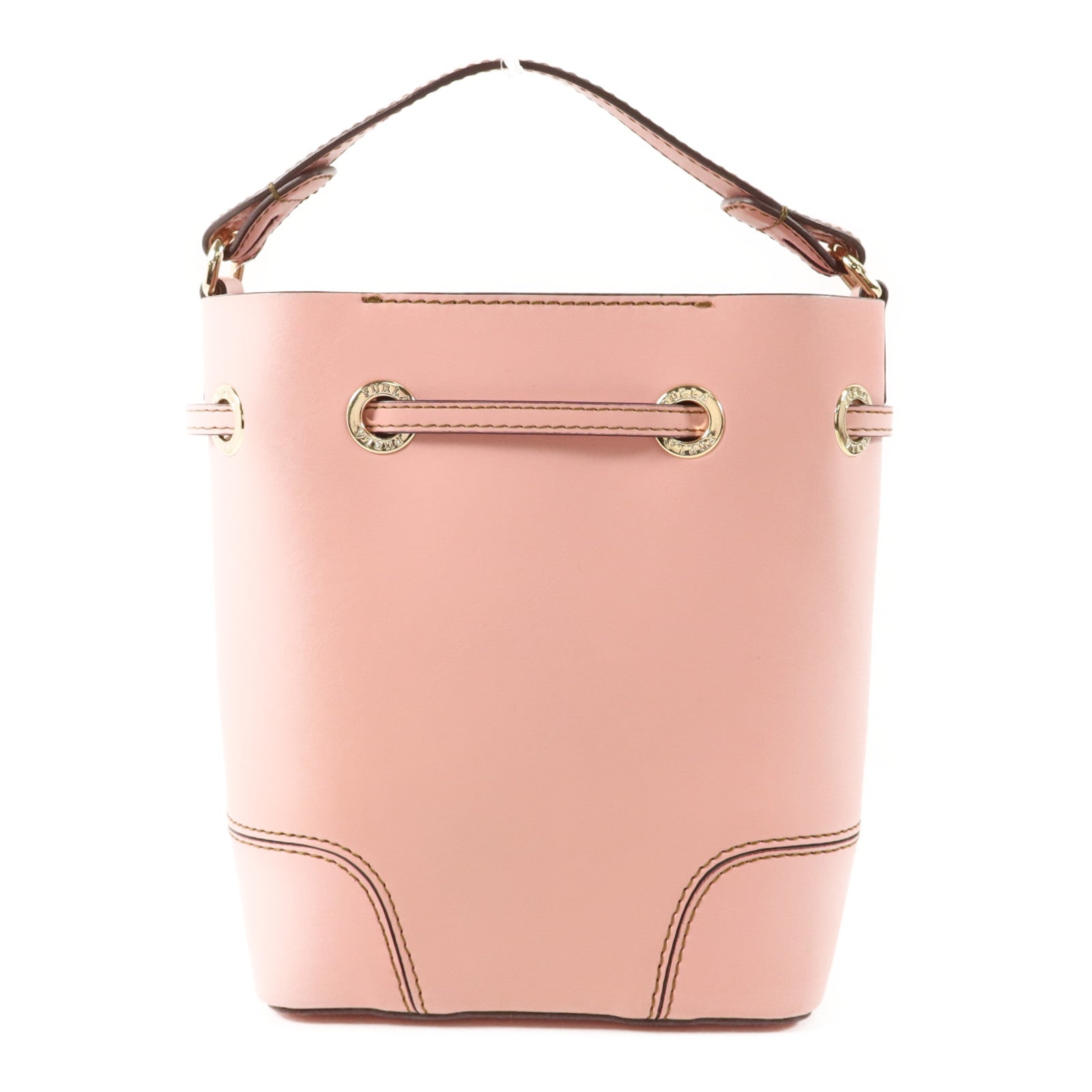 Furla 牛皮皮革Shoulder Bag金扣肩背袋