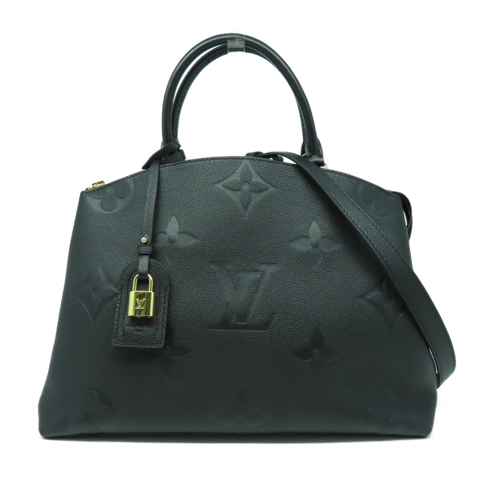 LOUIS VUITTON 【清倉大減價】Monogram Empreinte Grand Palais金扣手挽肩背兩用袋黑色