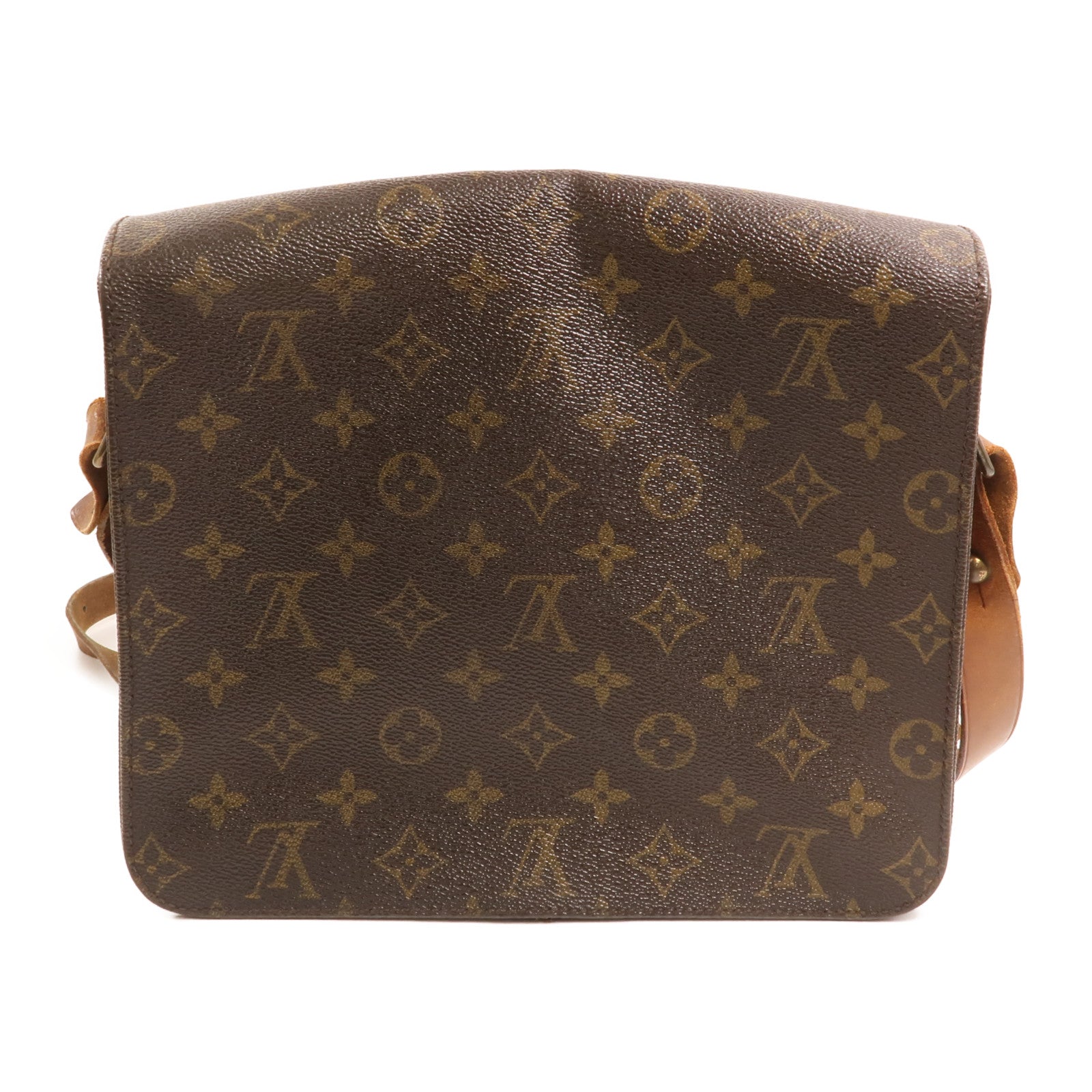 LOUIS VUITTON 【激減優惠】Monogram Cartouchiere GM金扣肩背袋