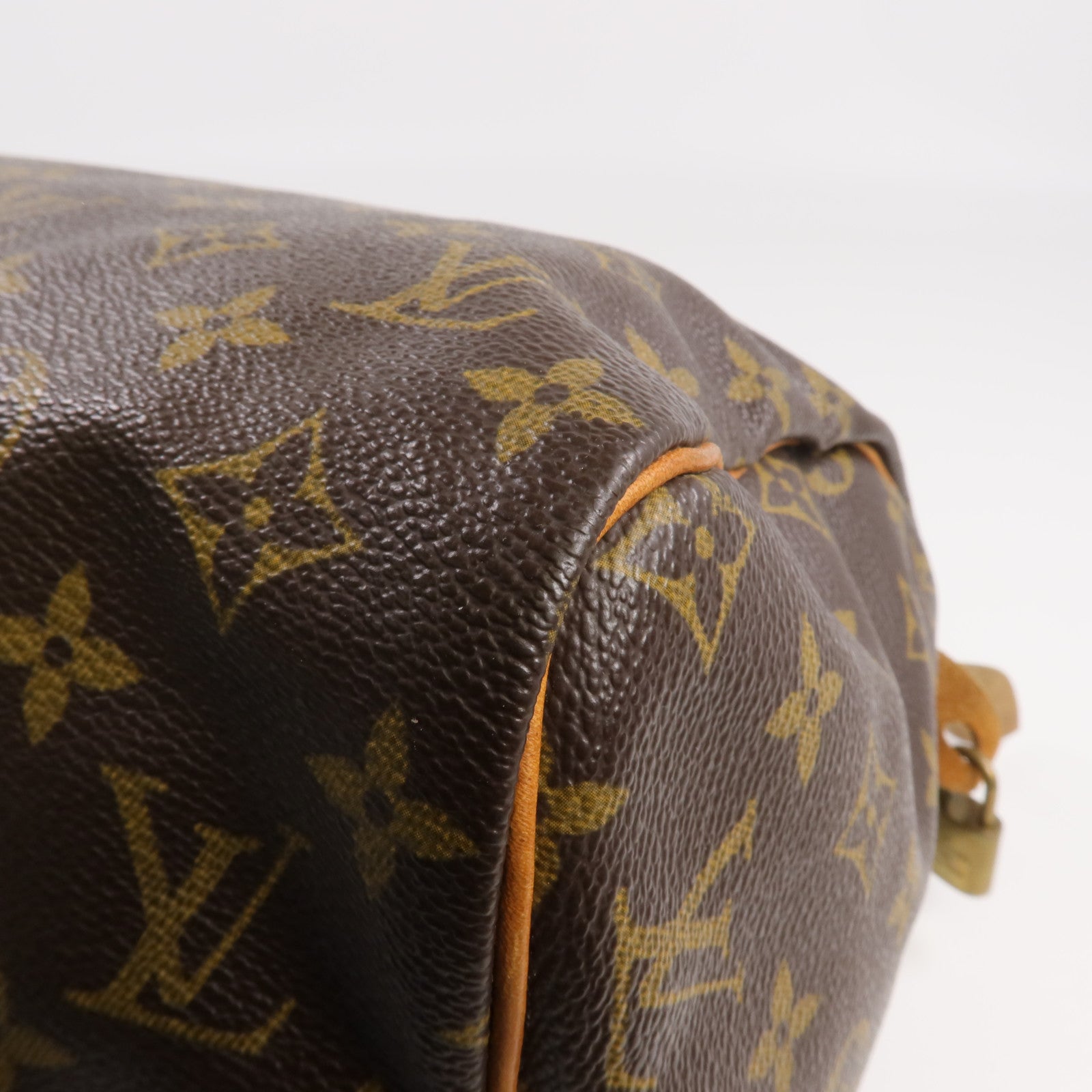 LOUIS VUITTON Monogram Speedy 30金扣手挽袋