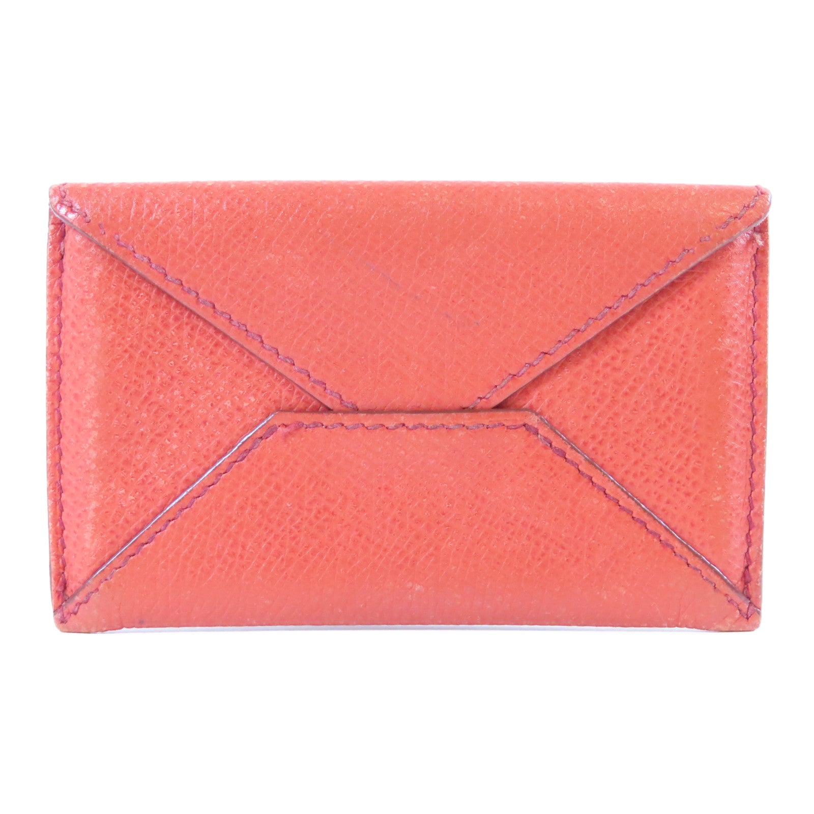 HERMES 【激減優惠】Epsom皮革Card Case卡片套橙色