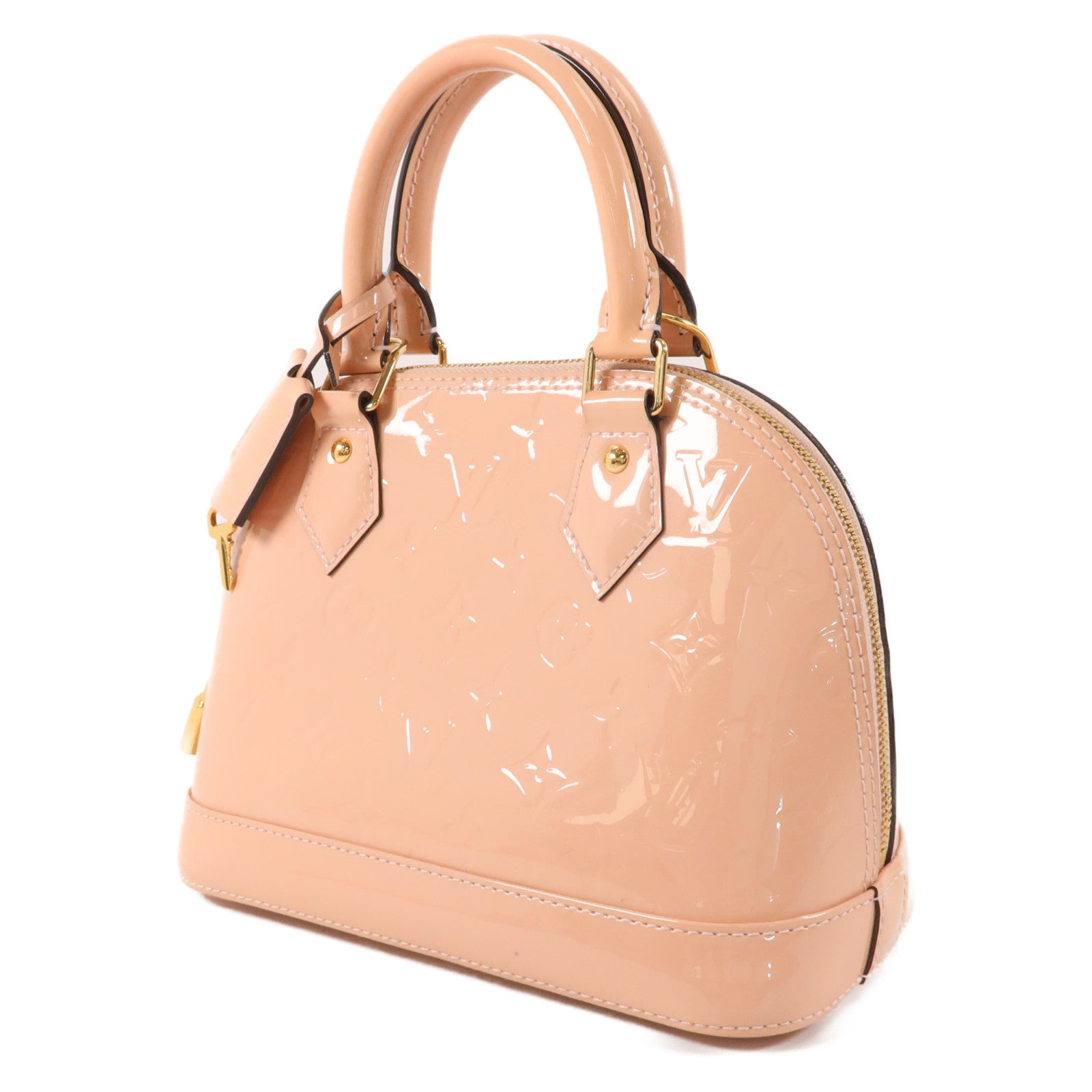 LOUIS VUITTON Monogram Vernis Alma BB手挽肩背兩用袋