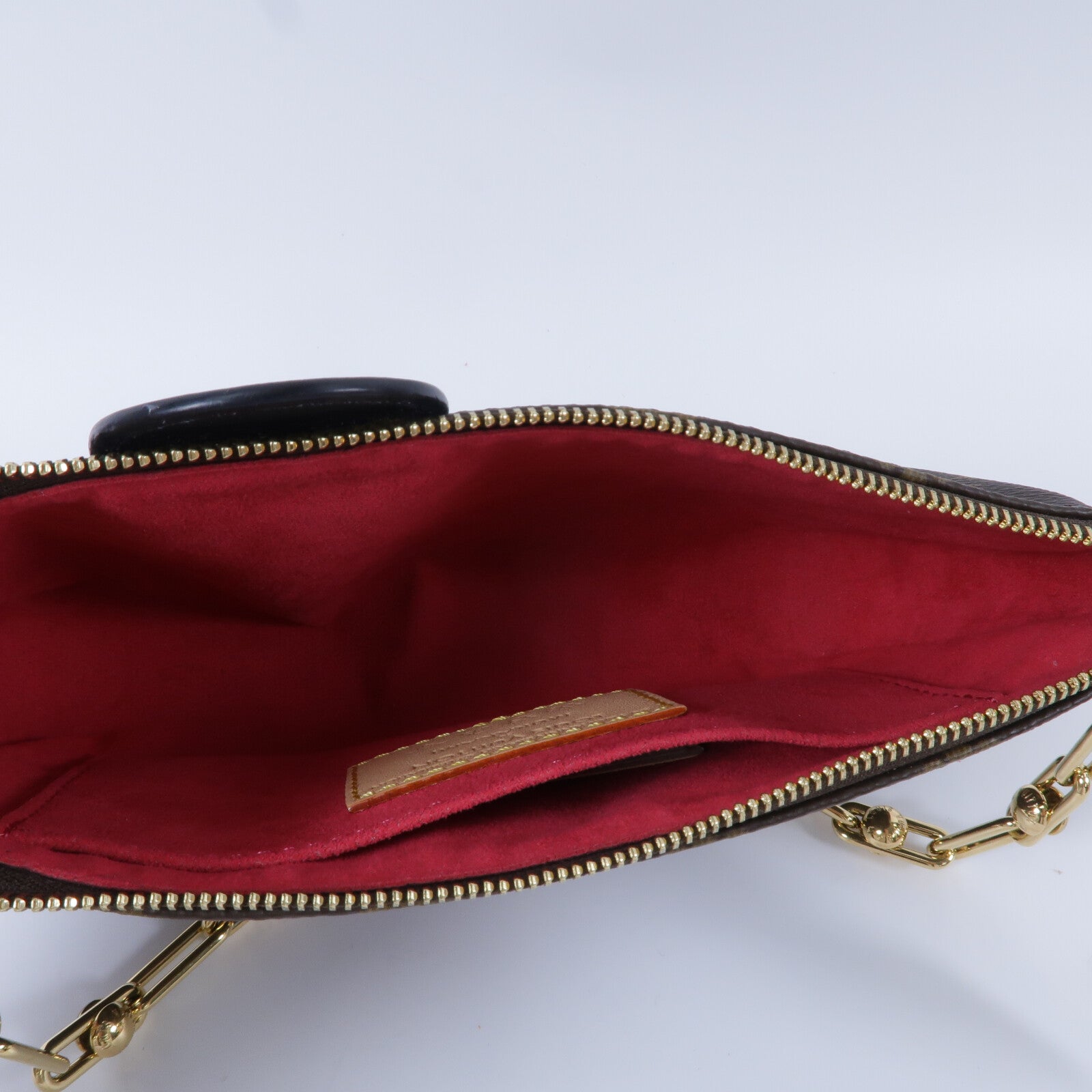 LOUIS VUITTON Monogram LV x TM Pochette Accessoires鏈帶手挽袋