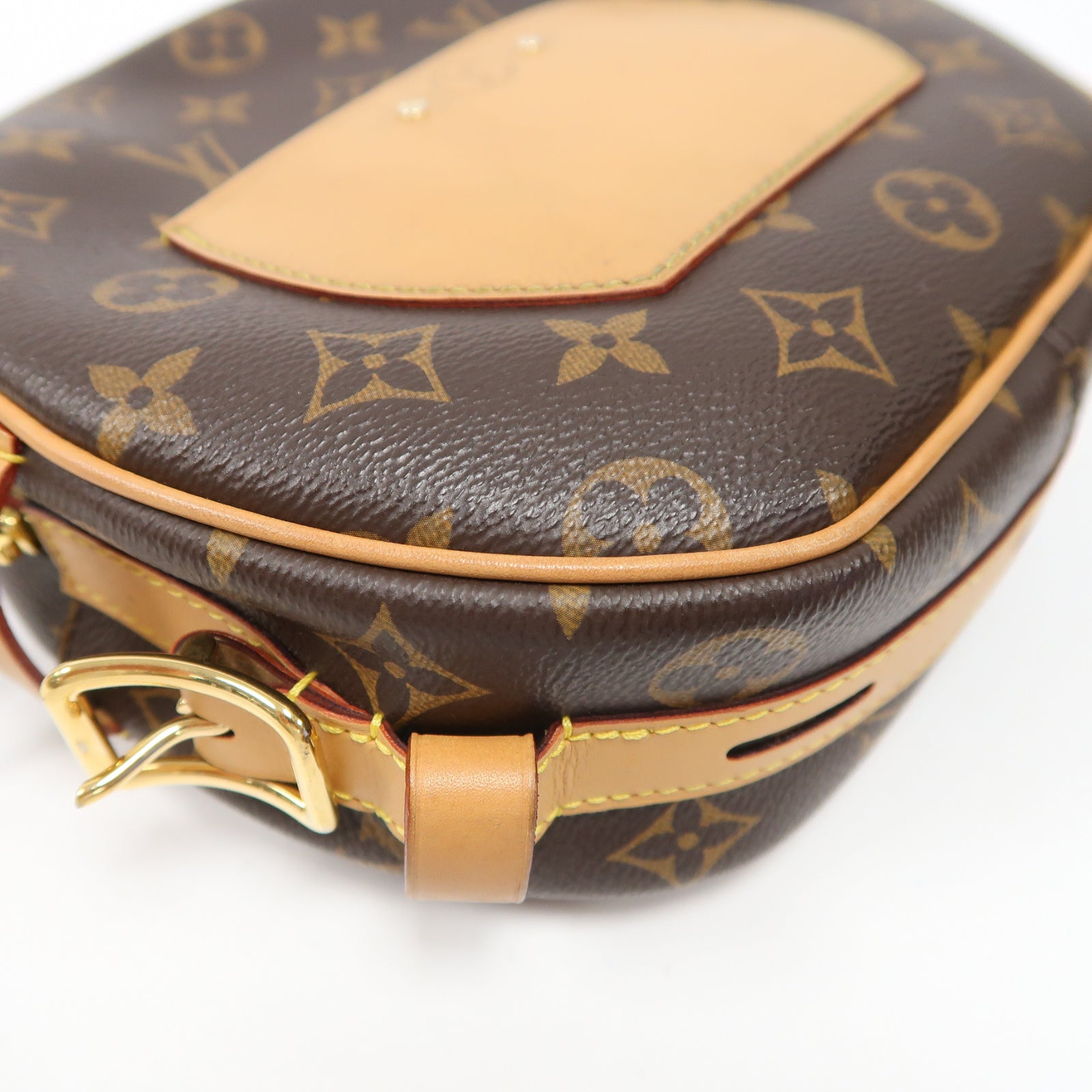 LOUIS VUITTON Monogram Boite Chapeau Souple MM金扣手挽袋啡色