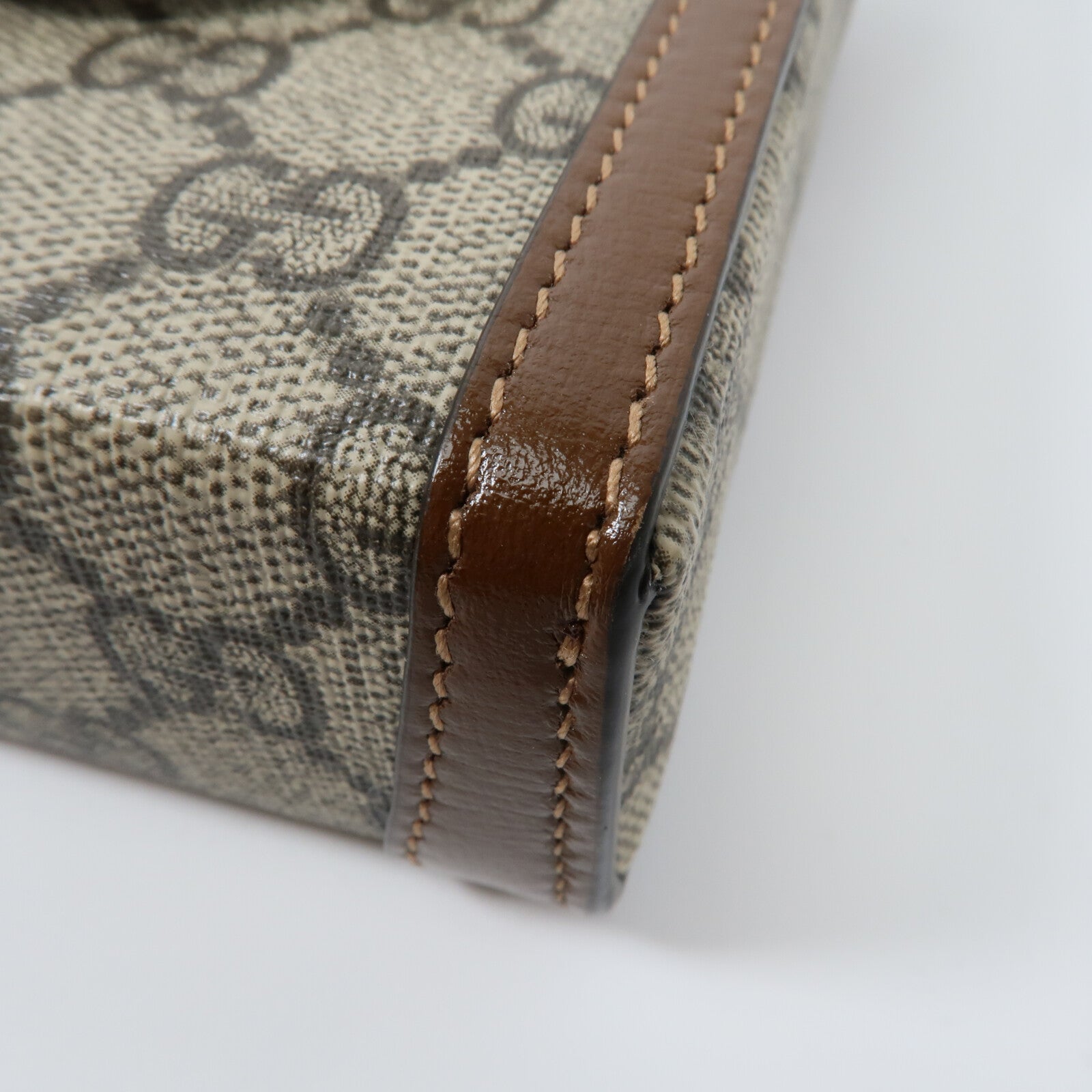 GUCCI 塗層帆布Horsebit 1955肩背袋