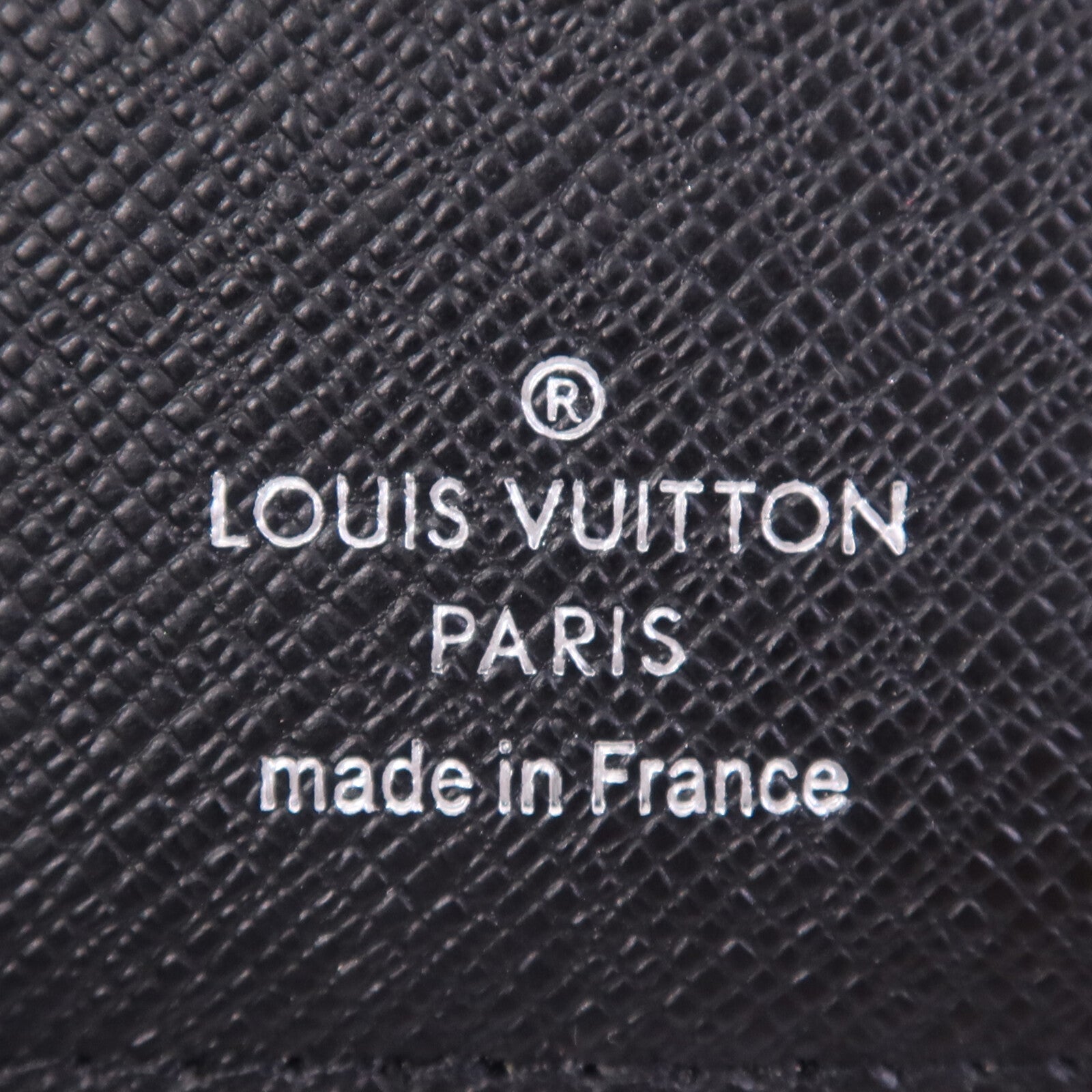 LOUIS VUITTON Damier Graphite Brazza銀扣長錢包