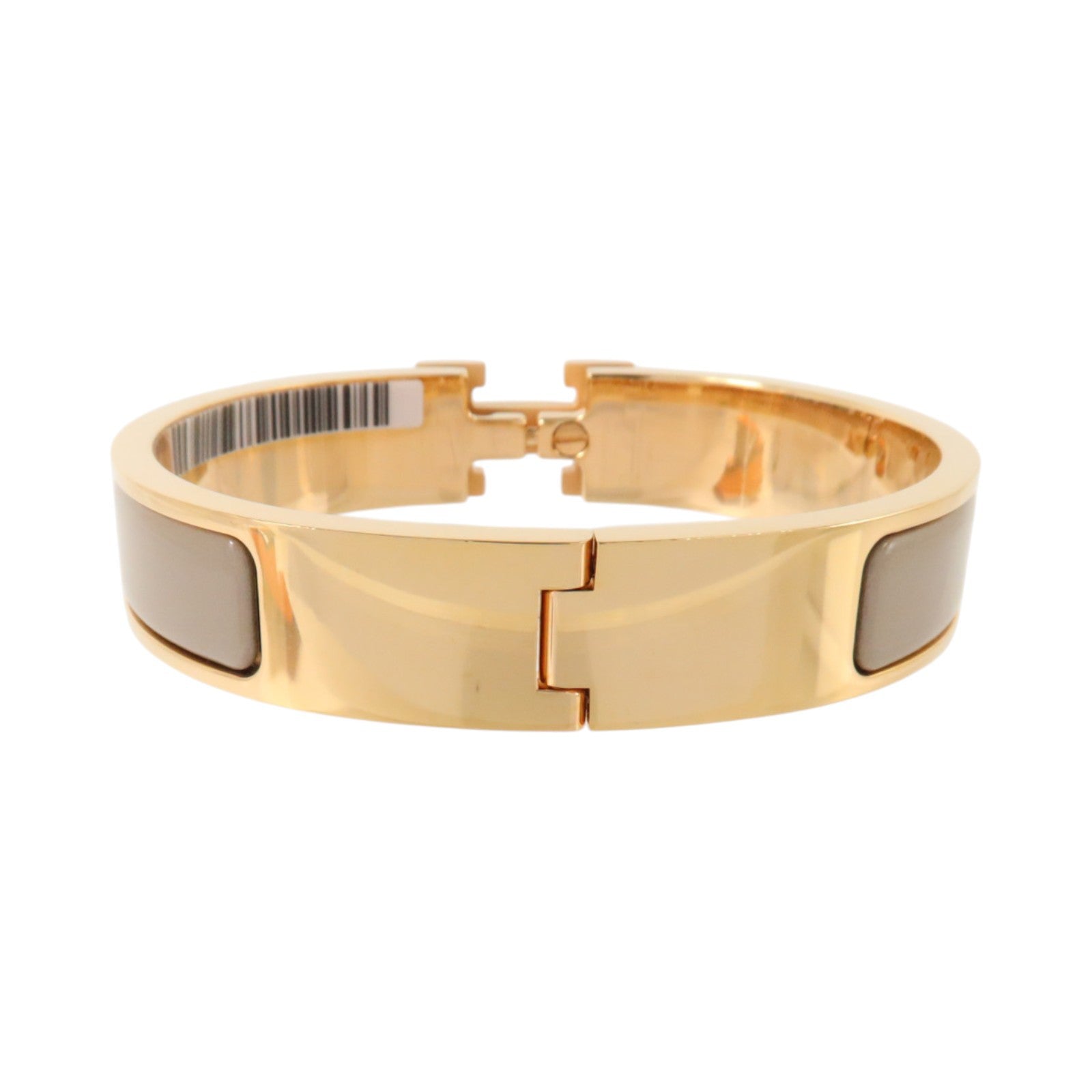 HERMES 金屬/琺瑯Clic-H Bracelet金扣手鏈