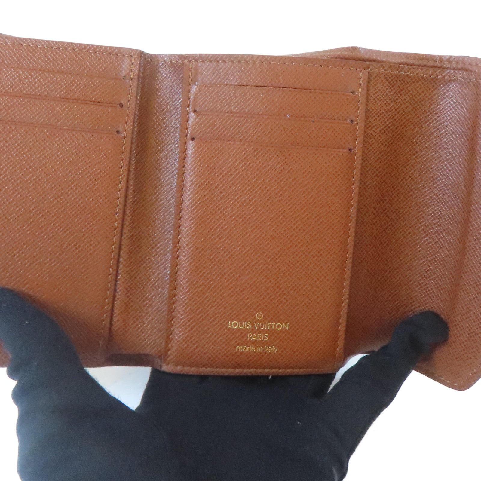LOUIS VUITTON Monogram Victorine Wallet金扣錢包啡色
