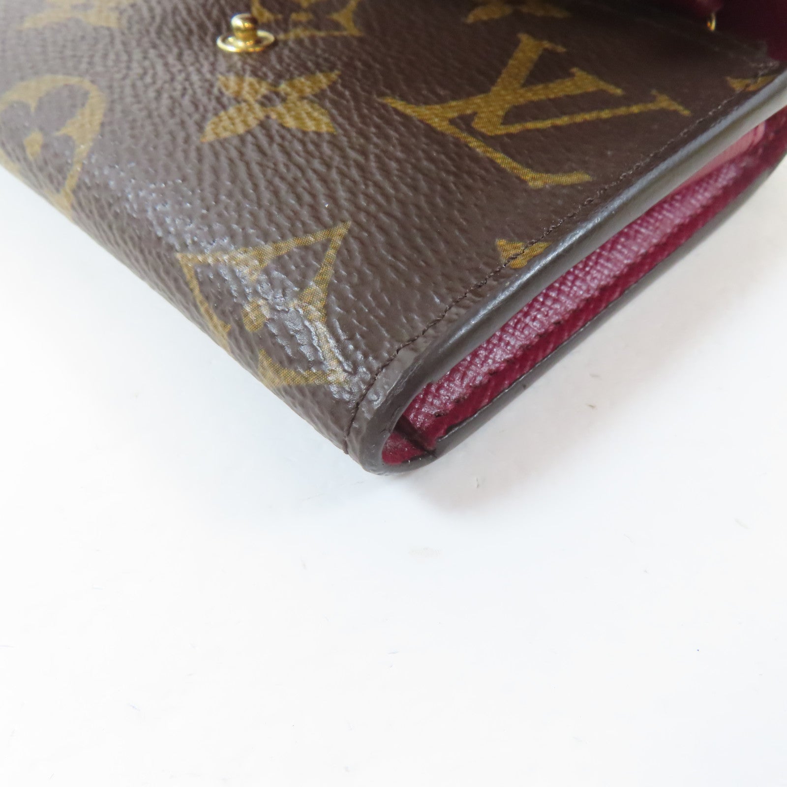 LOUIS VUITTON Monogram Rosalie金扣卡片套啡色