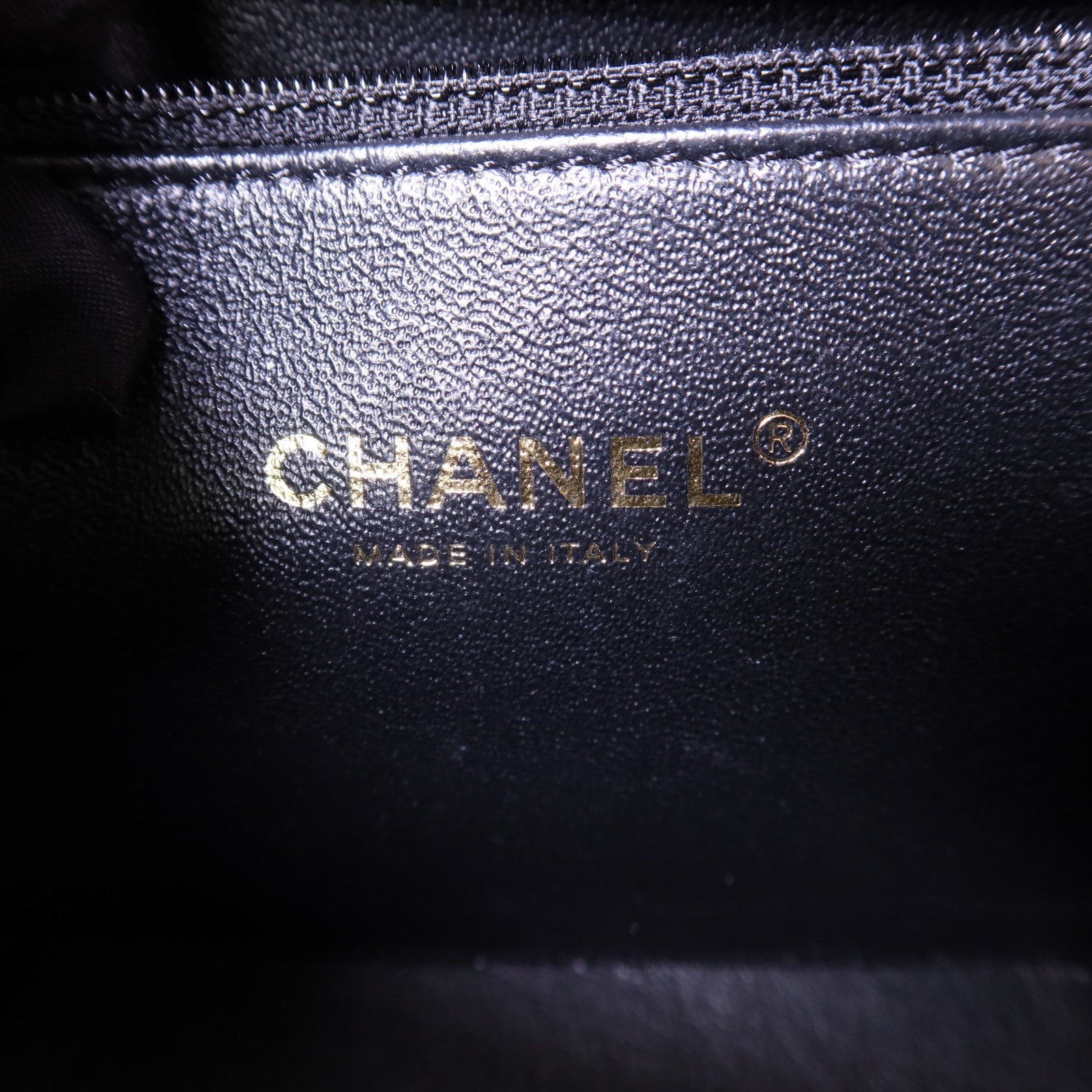 CHANEL 牛皮皮革Vanity Case金扣手挽肩背兩用袋