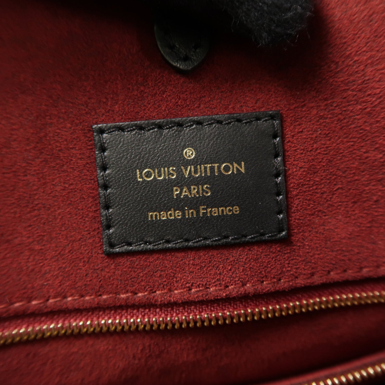 LOUIS VUITTON Monogram Empreinte OnTheGo MM金扣手挽肩背兩用袋
