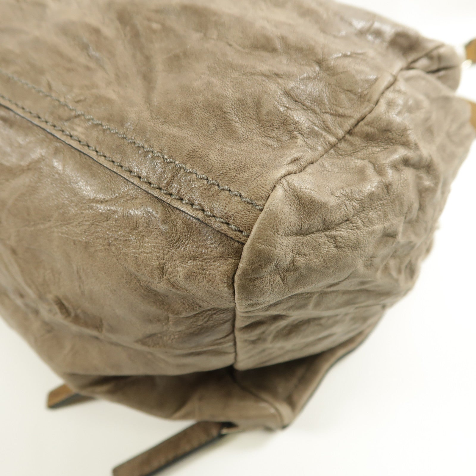 GIVENCHY 牛皮皮革2 Way Shoulder Bag銀扣手挽肩背兩用袋