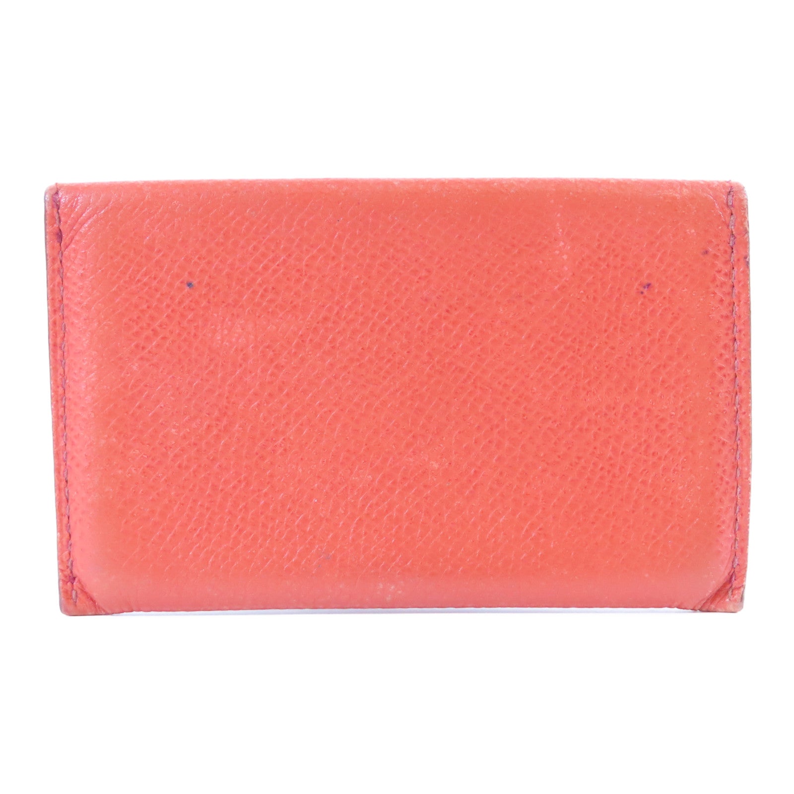 HERMES 【激減優惠】Epsom皮革Card Case卡片套橙色