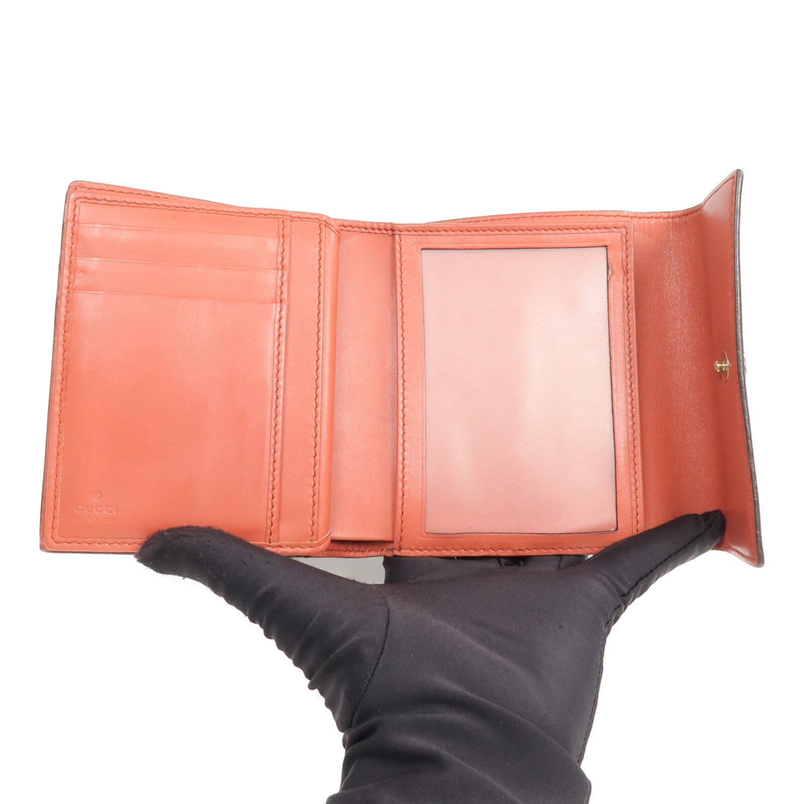 GUCCI 塗層帆布Wallet錢包