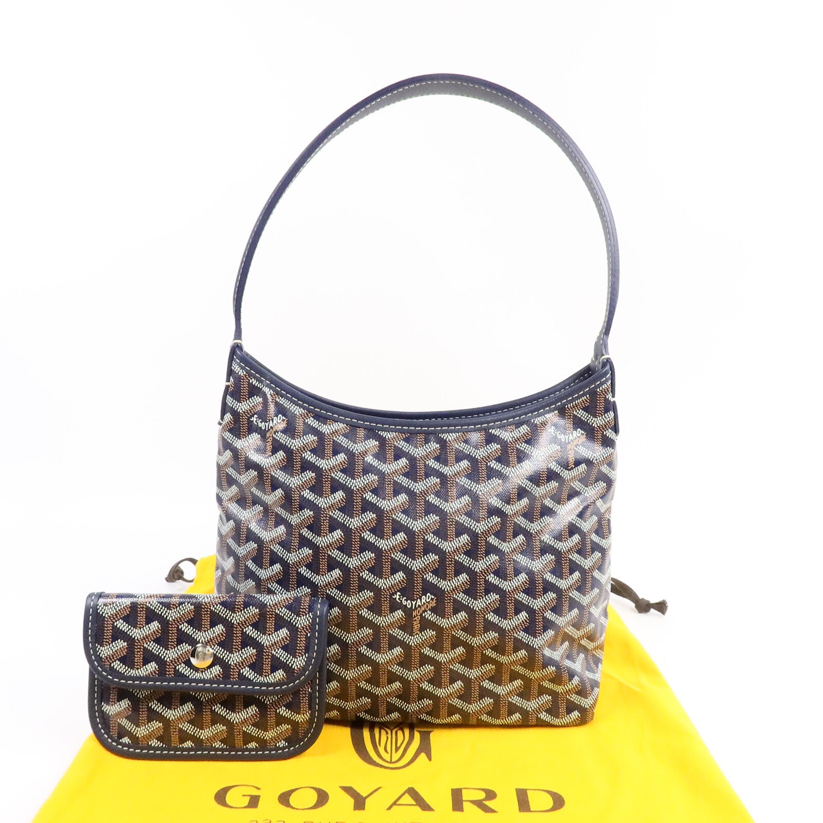 GOYARD 塗層帆布Boheme Hobo Mini肩背袋