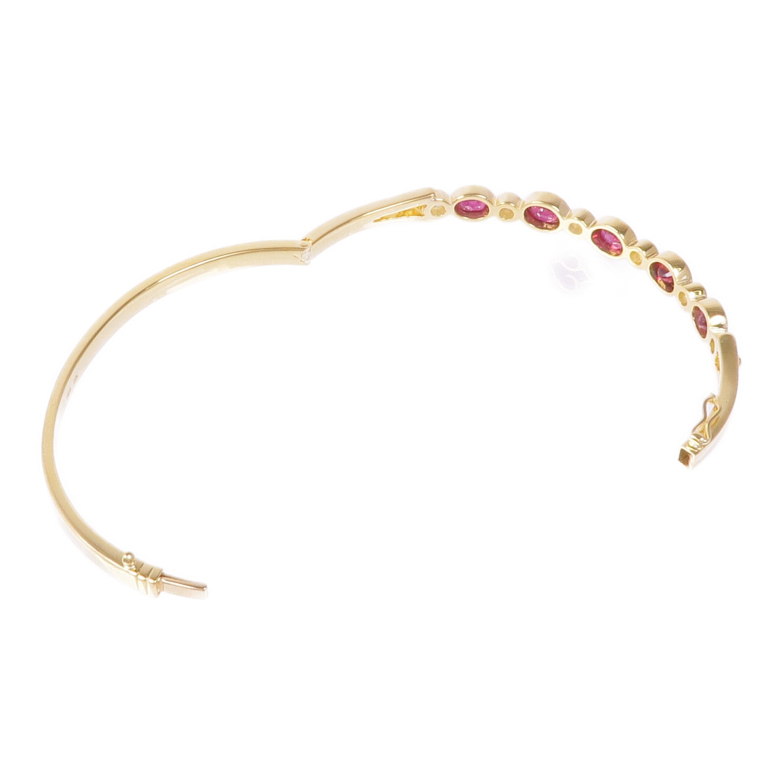 JEWELRY 14K黃金Ruby Diamond Bracelet紅寶石/鑽石手鐲