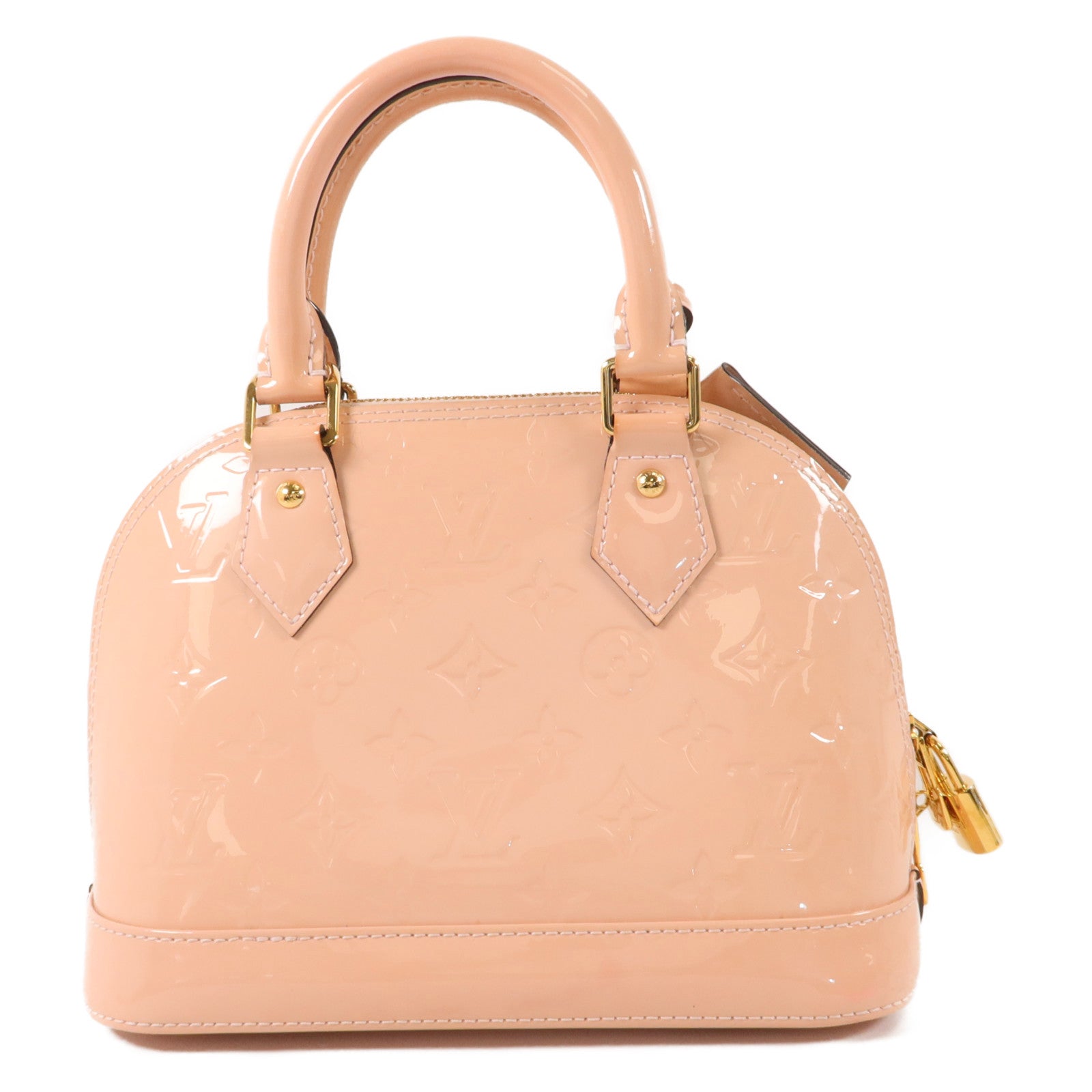 LOUIS VUITTON Monogram Vernis Alma BB手挽肩背兩用袋