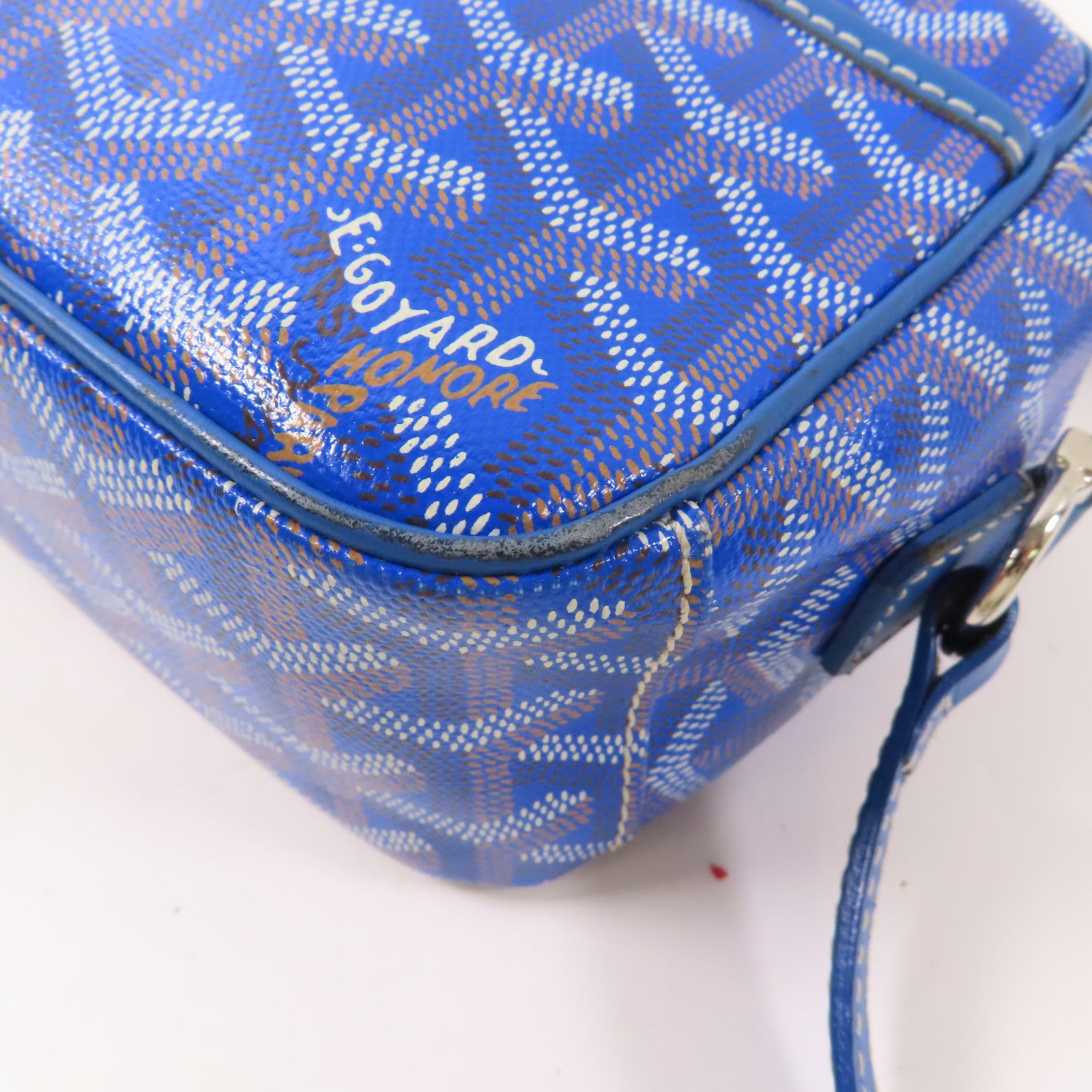 GOYARD 塗層帆布Sac Cap Vert銀扣肩背袋