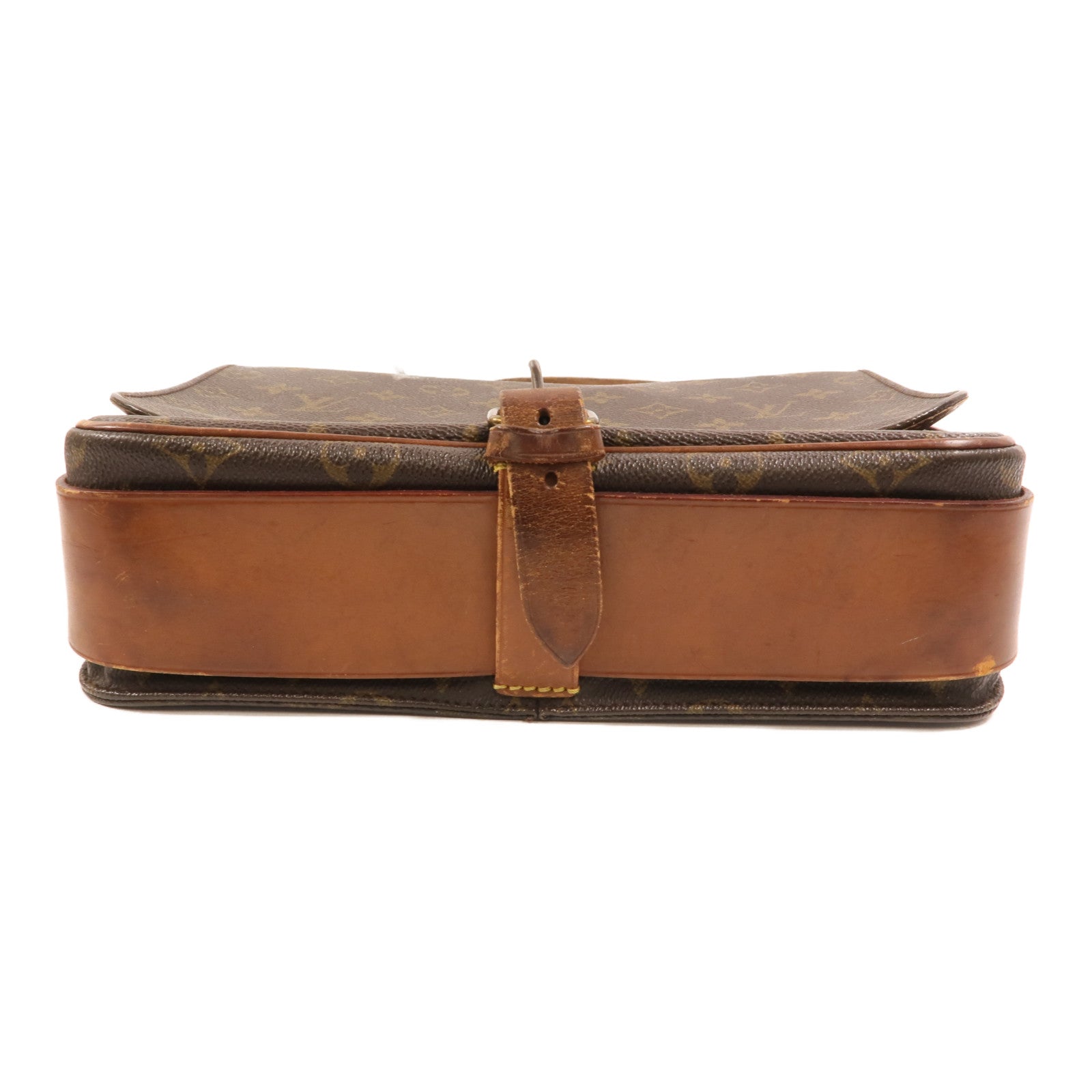 LOUIS VUITTON 【激減優惠】Monogram Cartouchiere GM金扣肩背袋