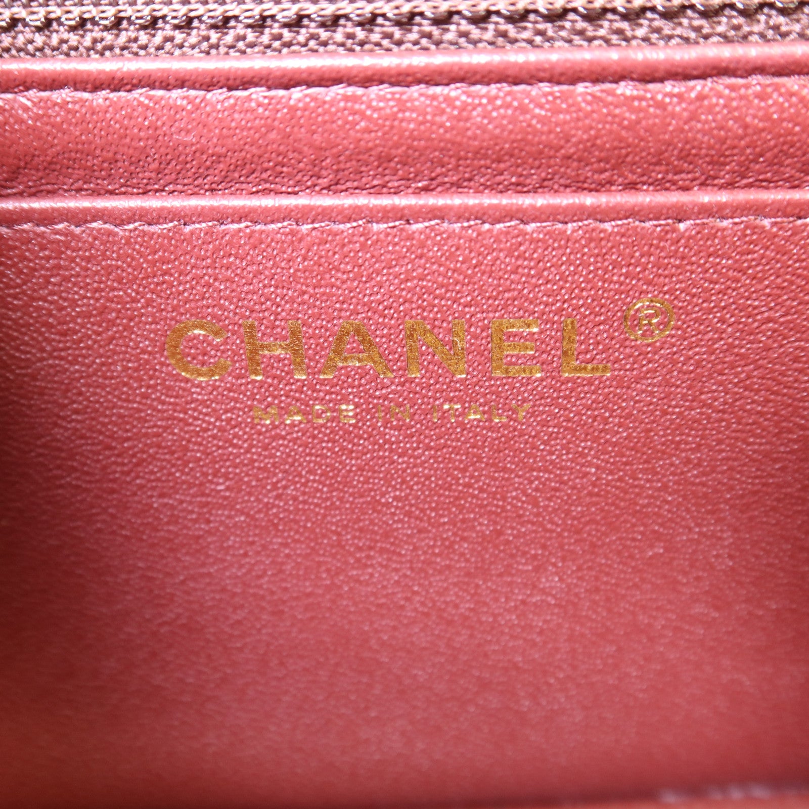 CHANEL 羊毛Paris Hamburg Charms Mini Flap Bag金扣鏈帶肩背袋
