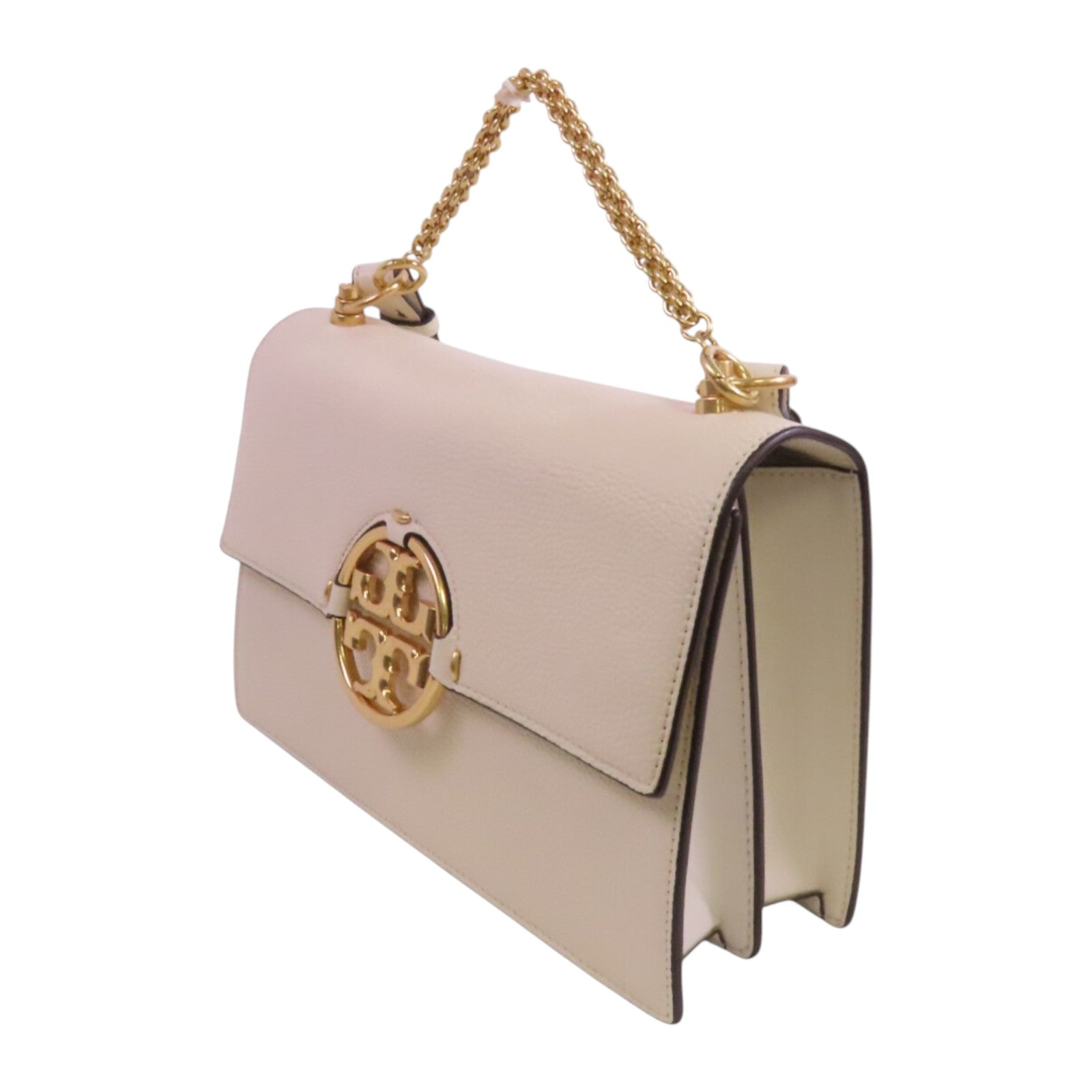 Tory Burch 牛皮皮革2Way Shoulder Bag金扣鏈帶手挽肩背兩用袋