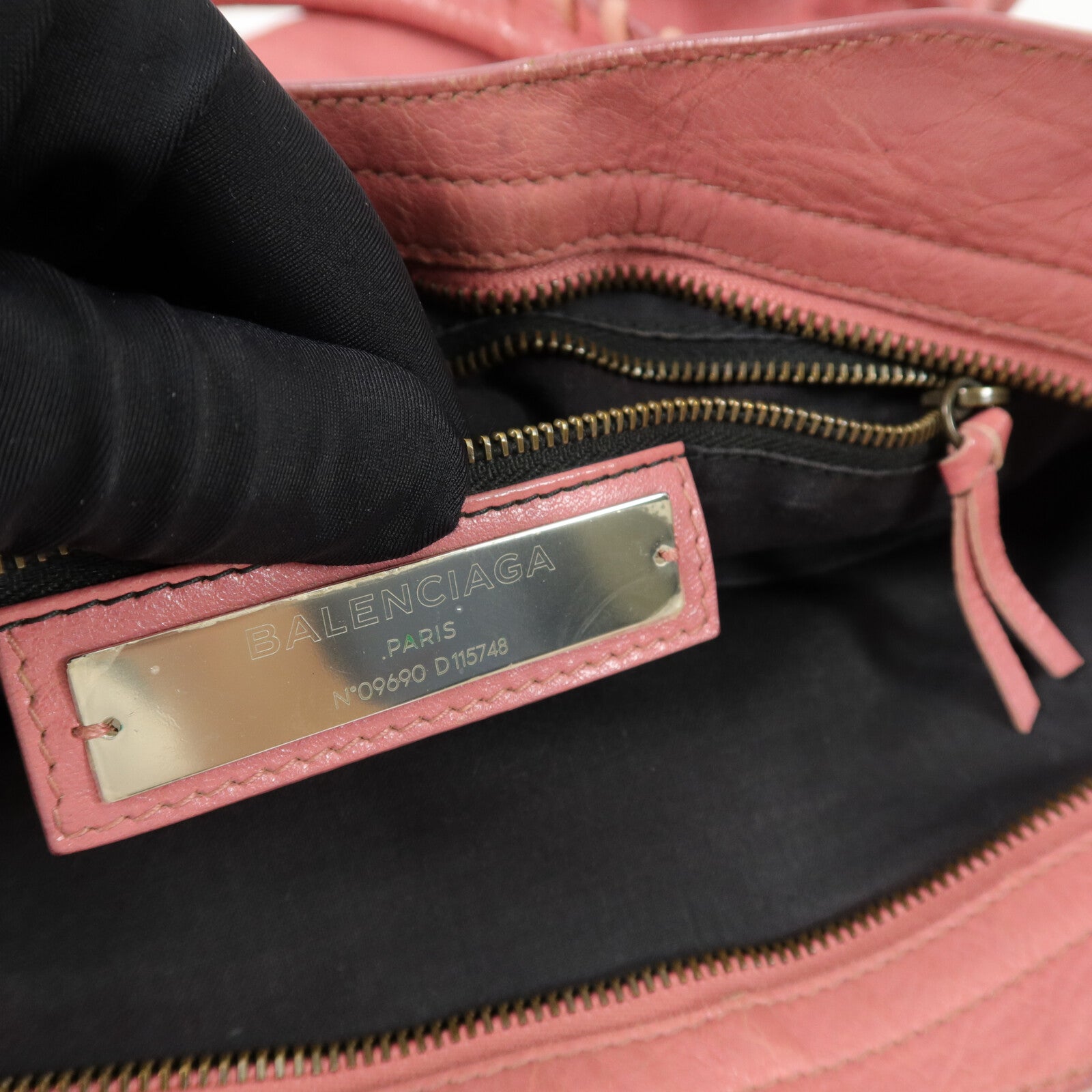 BALENCIAGA 牛皮皮革 City肩背袋