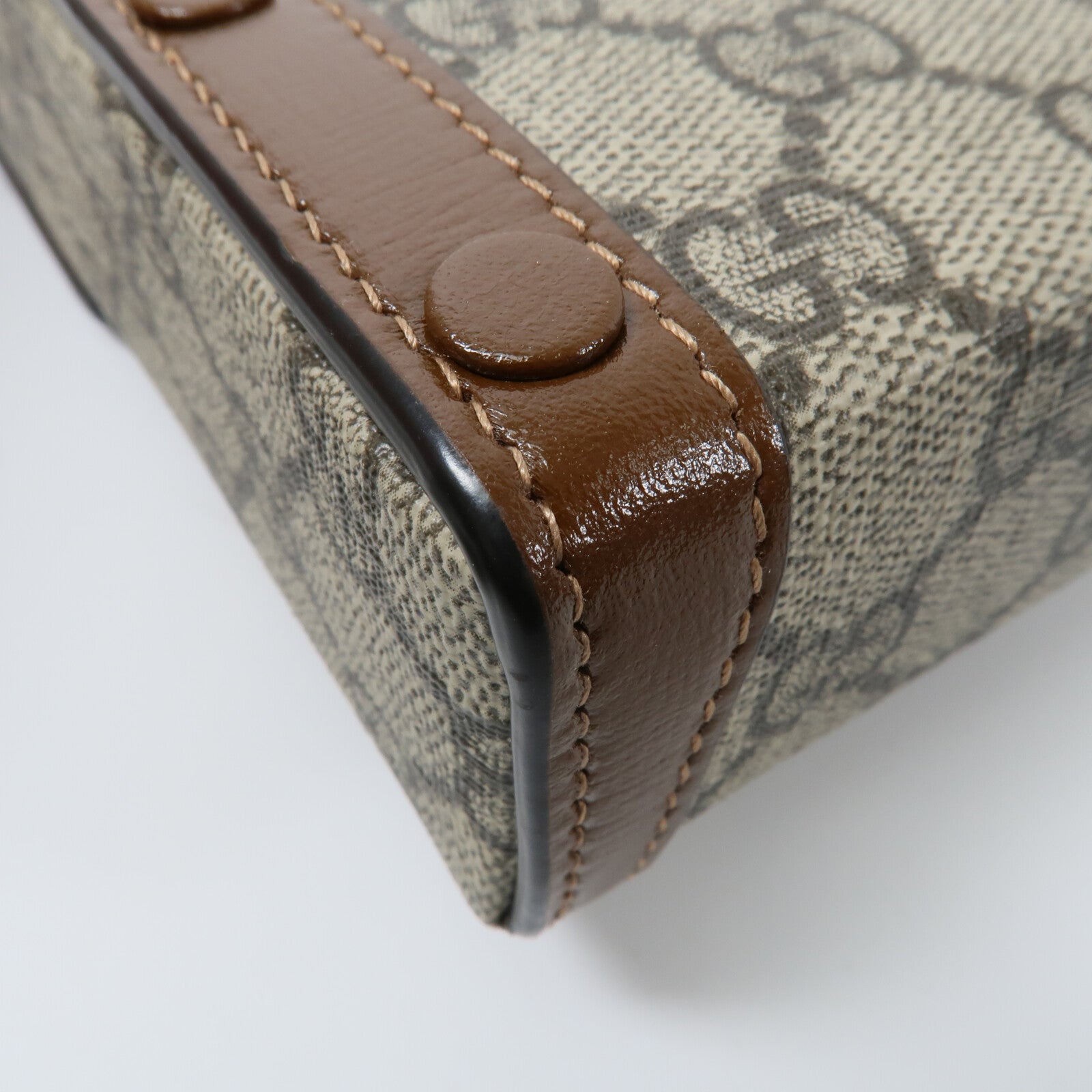 GUCCI 塗層帆布Horsebit 1955肩背袋
