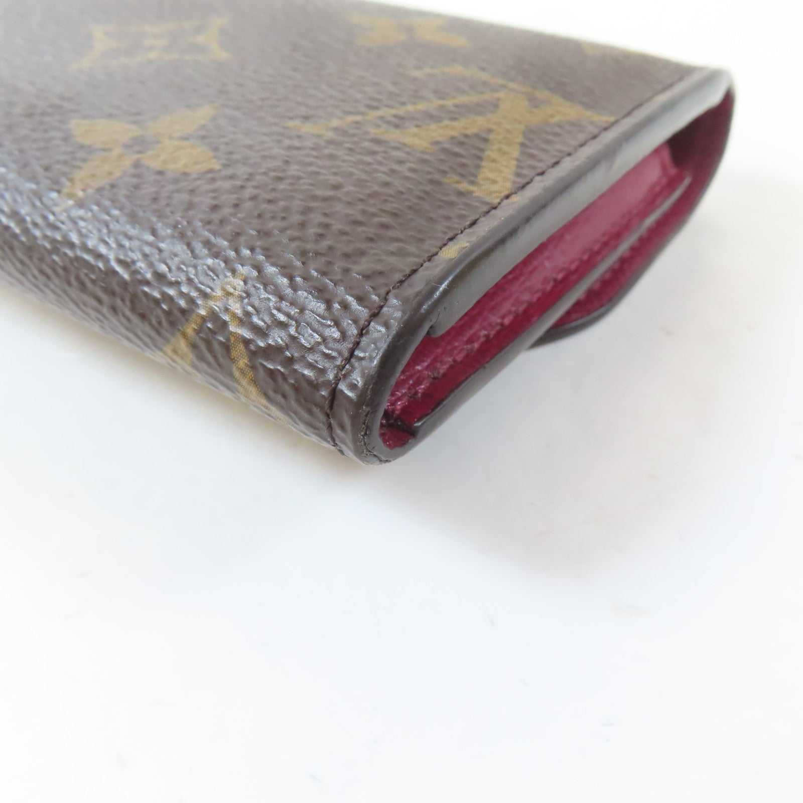 LOUIS VUITTON Monogram Rosalie金扣卡片套啡色
