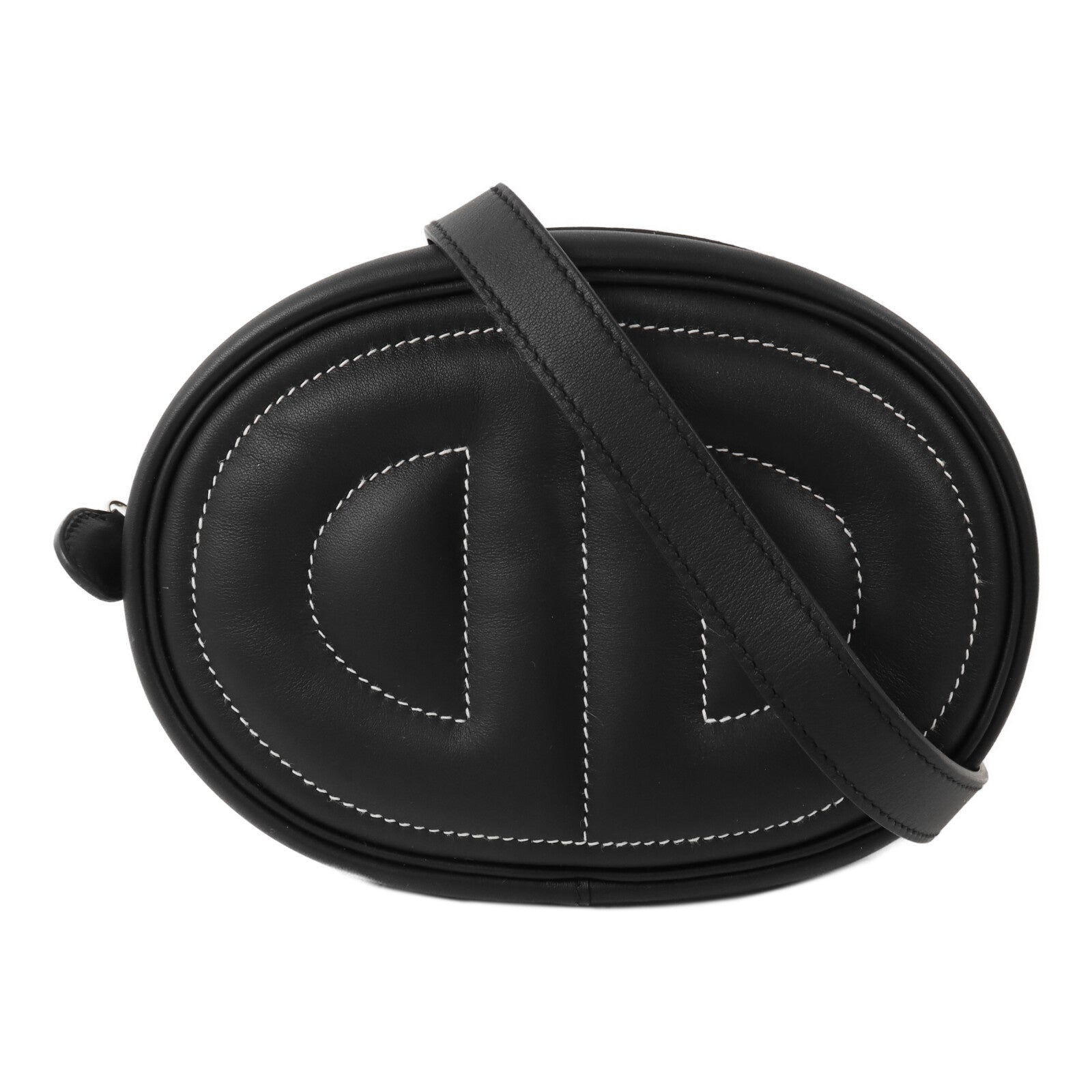 HERMES Swift皮革In The Loop肩背袋Noir