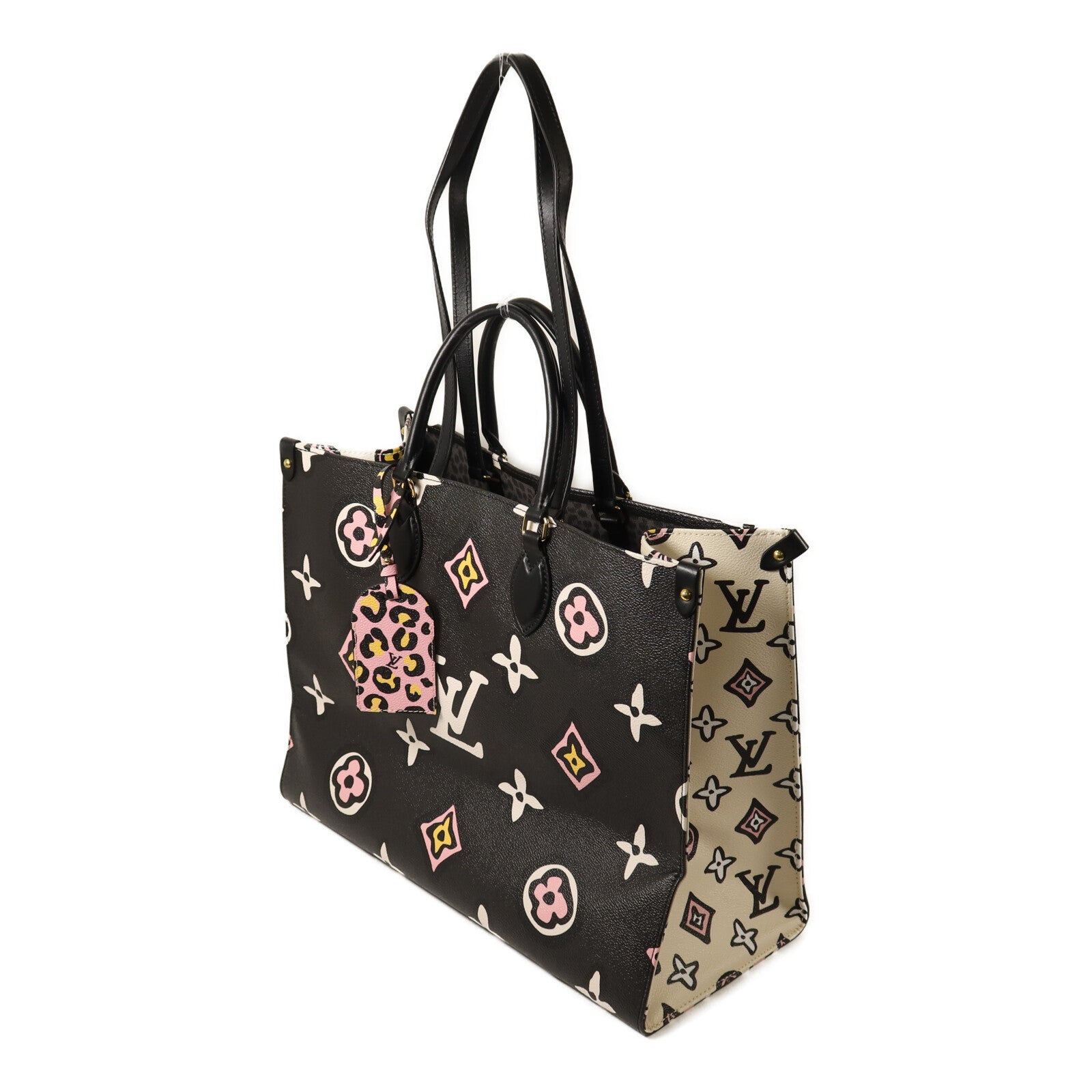 LOUIS VUITTON Monogram Giant Wild at Heart Capsule OnTheGo GM金扣手挽肩背兩用袋