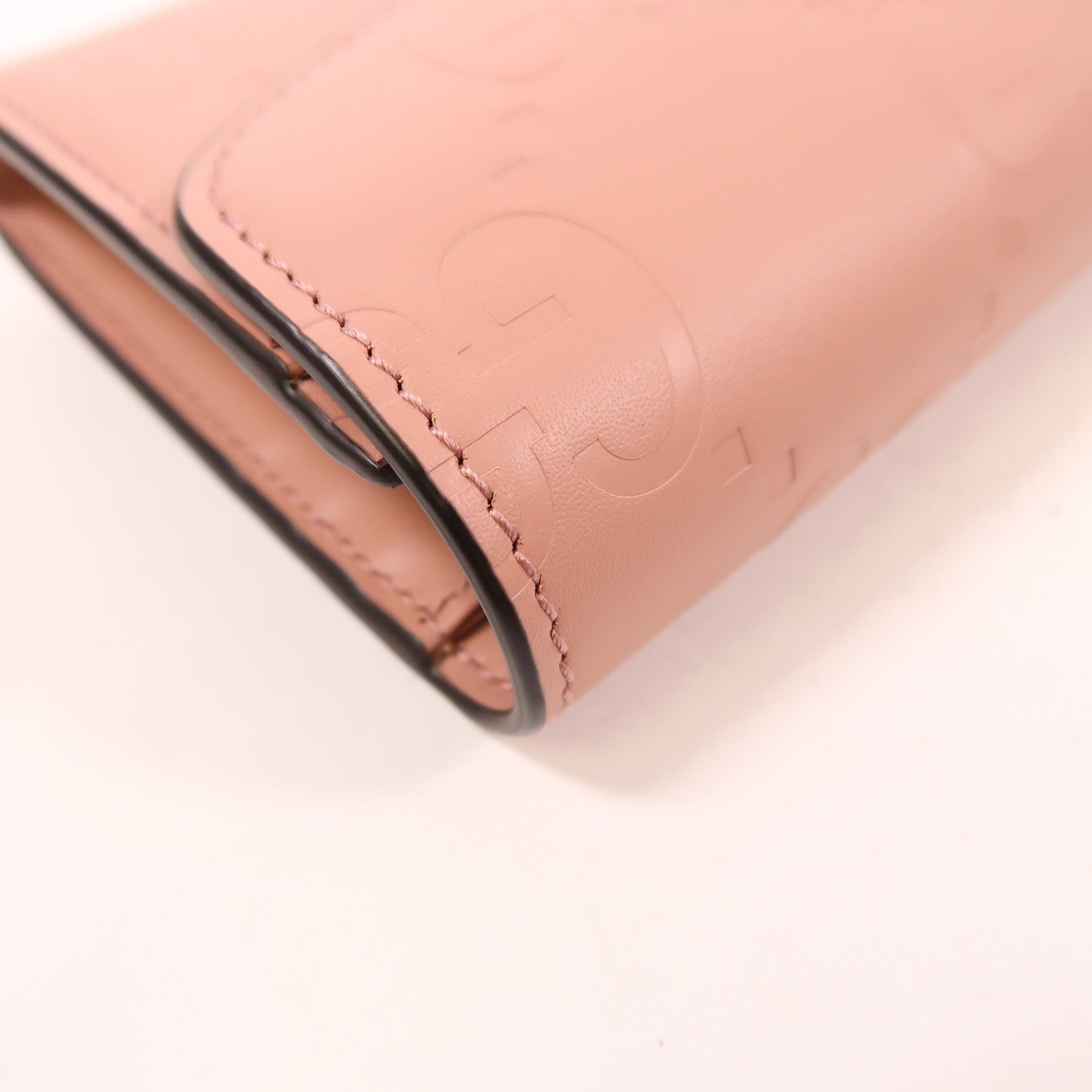 GUCCI 牛皮皮革Long Wallet金扣長錢包