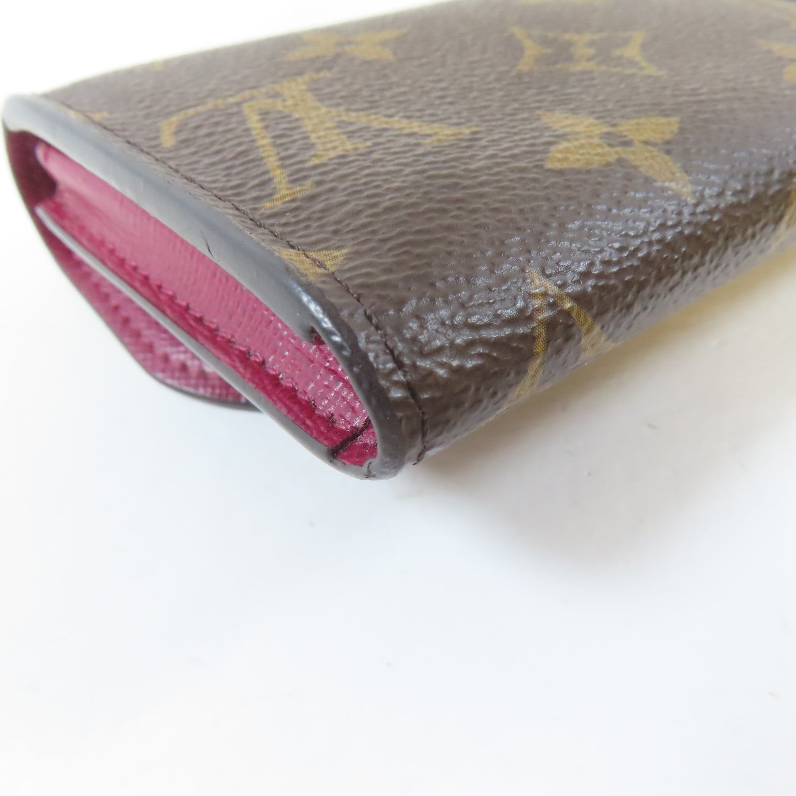 LOUIS VUITTON Monogram Rosalie金扣卡片套啡色