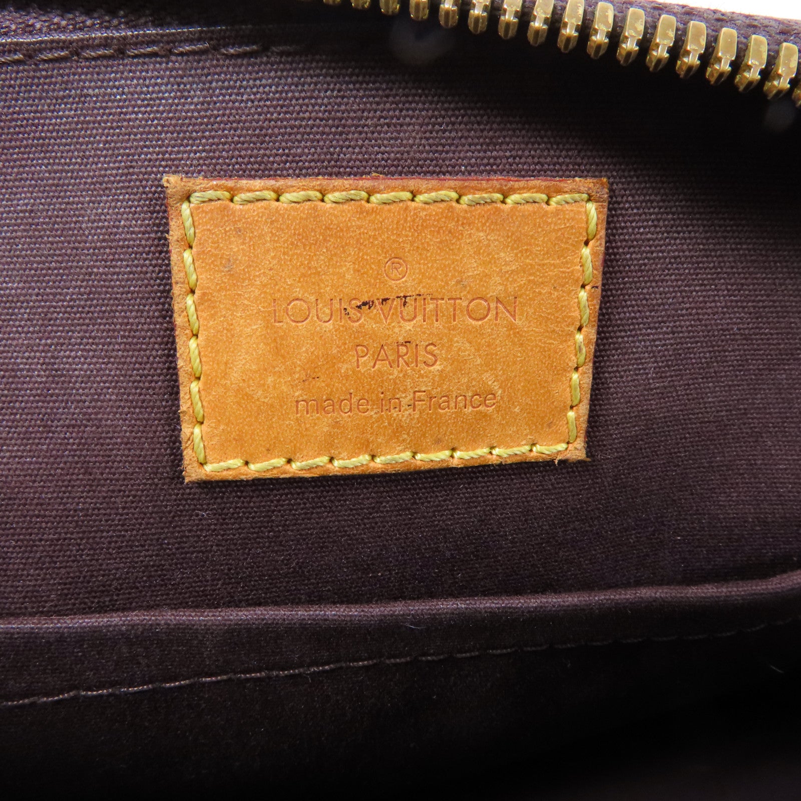 LOUIS VUITTON Vernis Alma BB金扣手挽肩背兩用袋