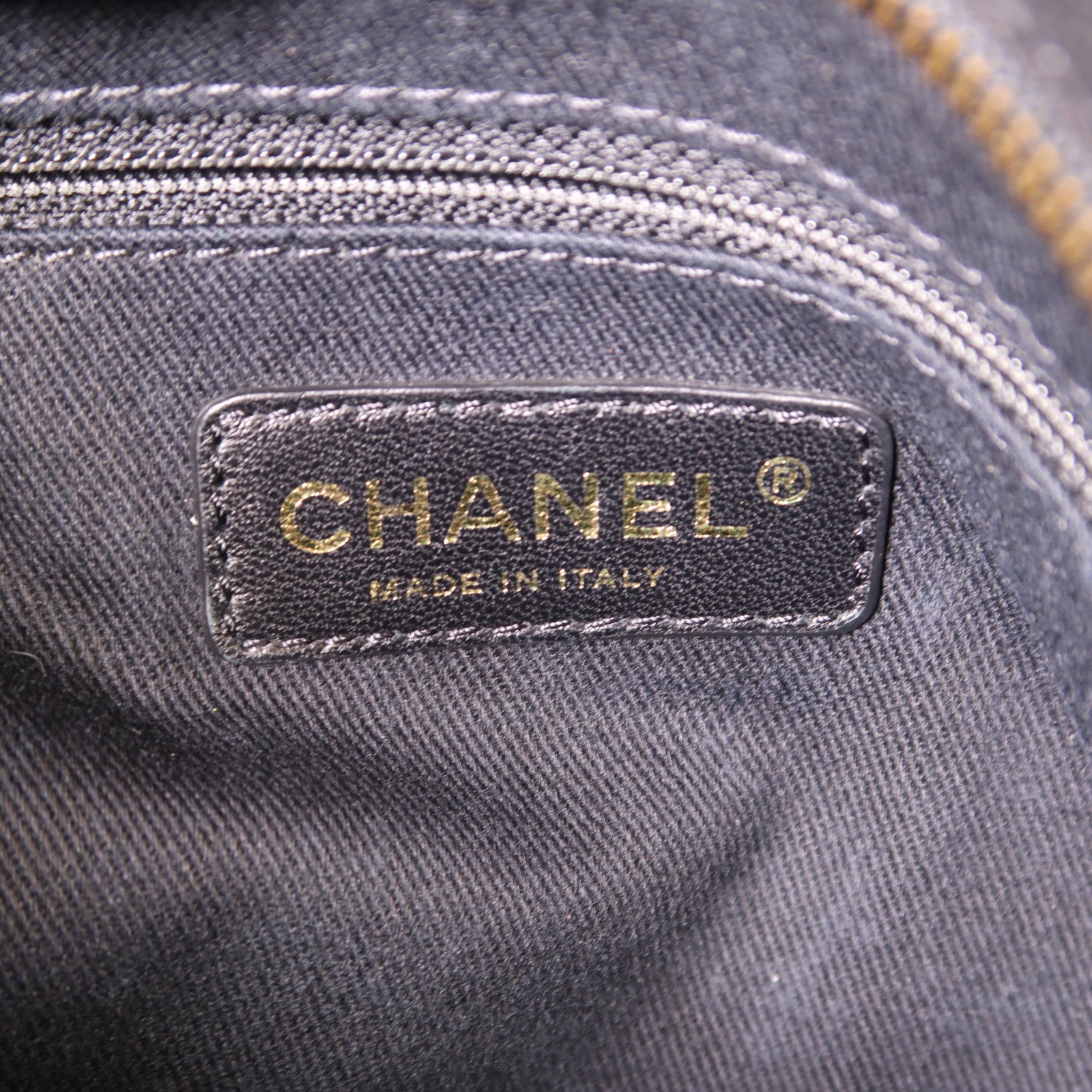 CHANEL 牛皮皮革Shoulder Bag金扣手挽肩背兩用袋