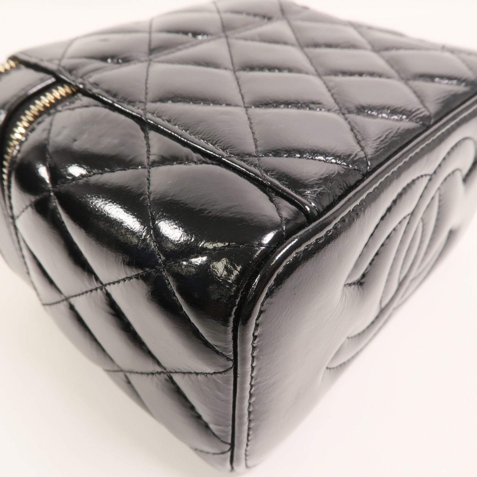 CHANEL 羊皮皮革Vanity Case鏈帶肩背袋