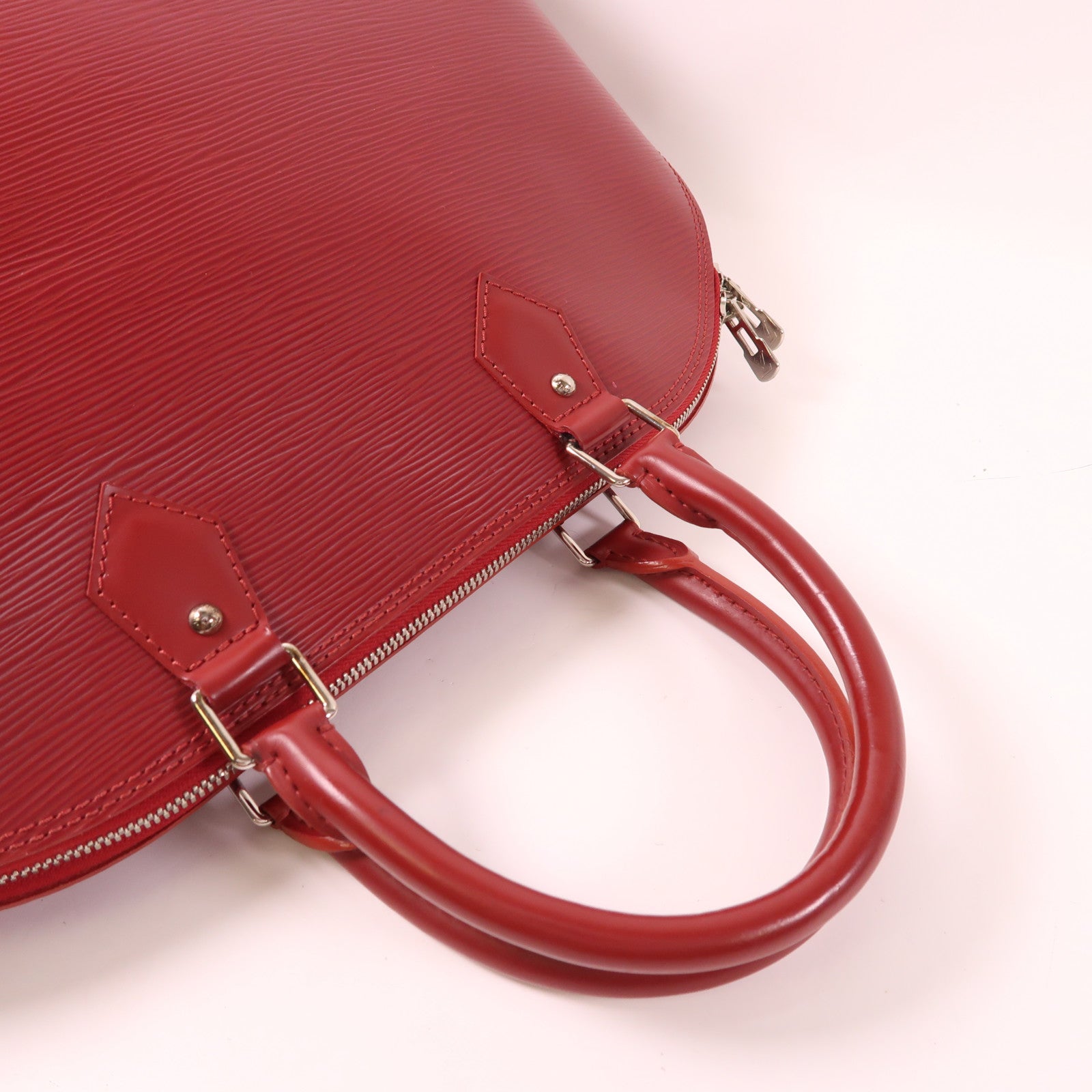 LOUIS VUITTON LV SHW Alma PM Handbag M40490 Epi Red