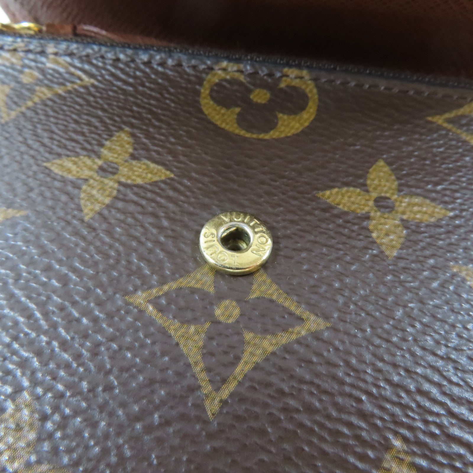 LOUIS VUITTON Monogram Victorine Wallet金扣錢包啡色