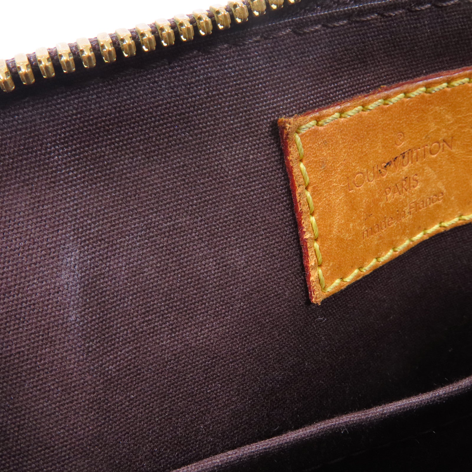 LOUIS VUITTON Vernis Alma BB金扣手挽肩背兩用袋