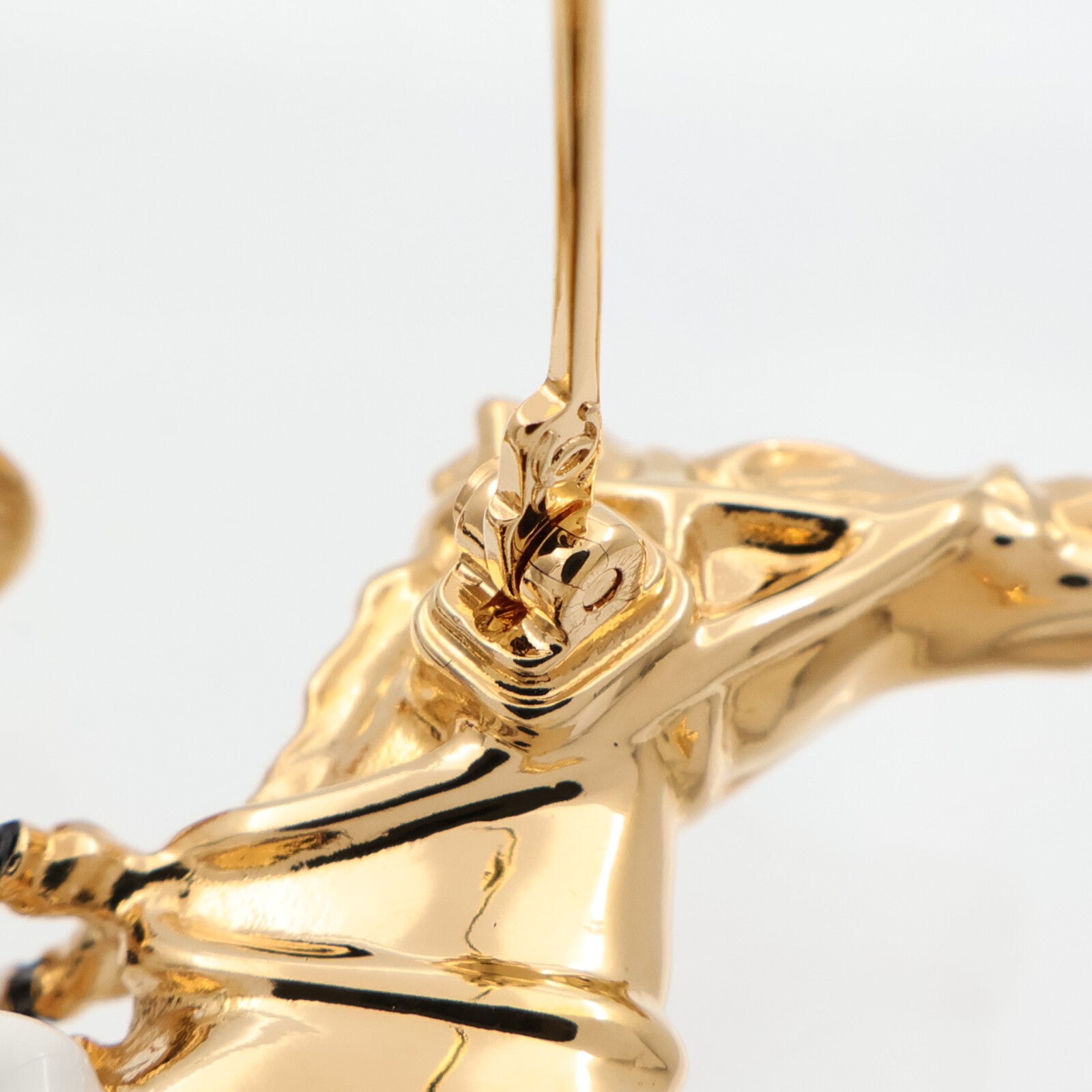 CHANEL 金屬Coco Mark Horse & Jockey Brooch胸針