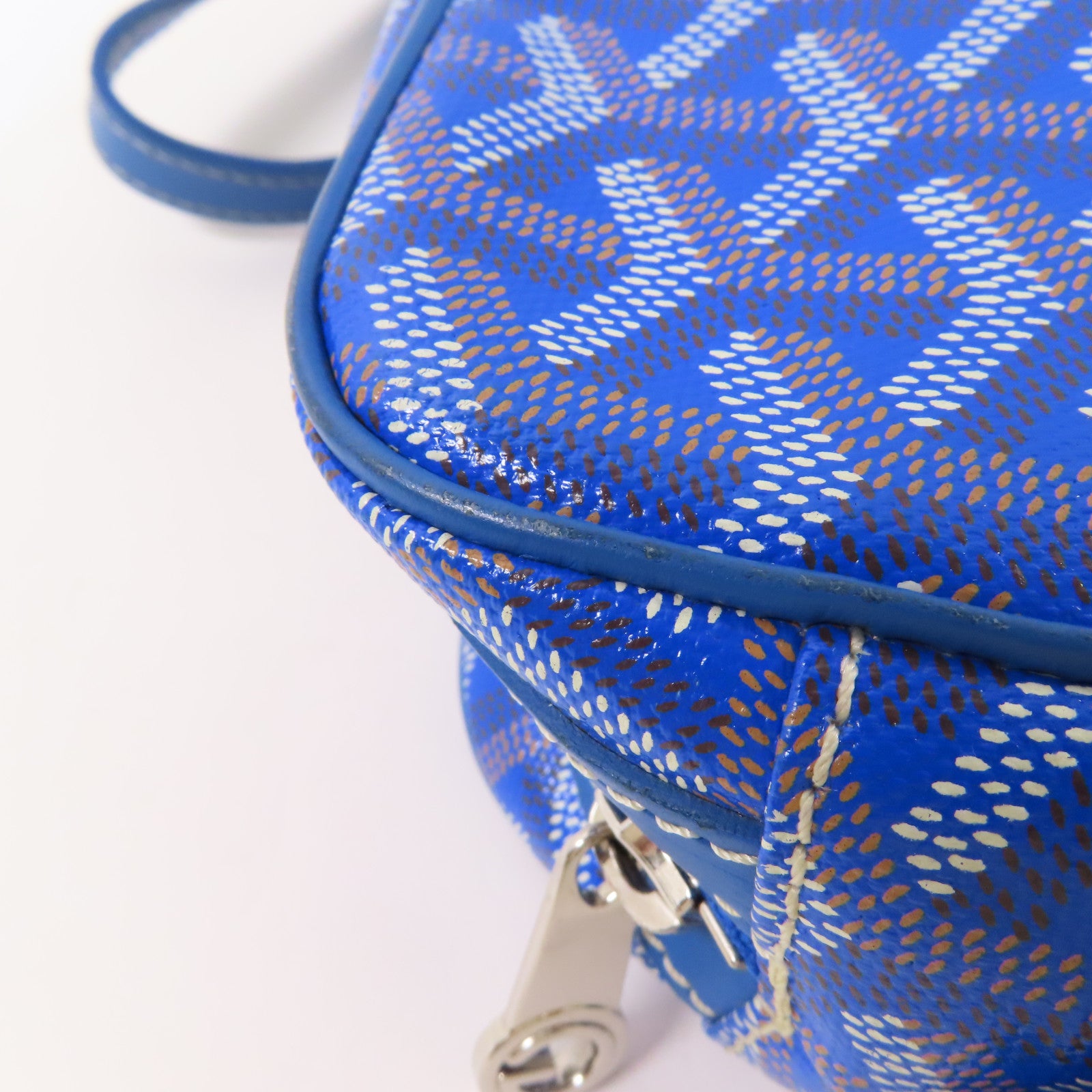 GOYARD 塗層帆布Sac Cap Vert銀扣肩背袋
