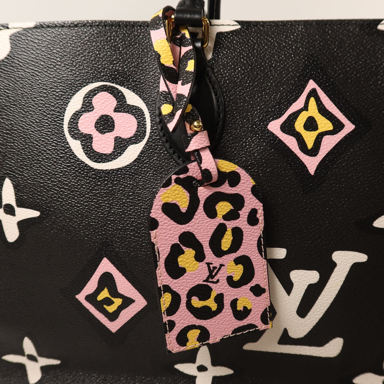 LOUIS VUITTON Monogram Giant Wild at Heart Capsule OnTheGo GM金扣手挽肩背兩用袋