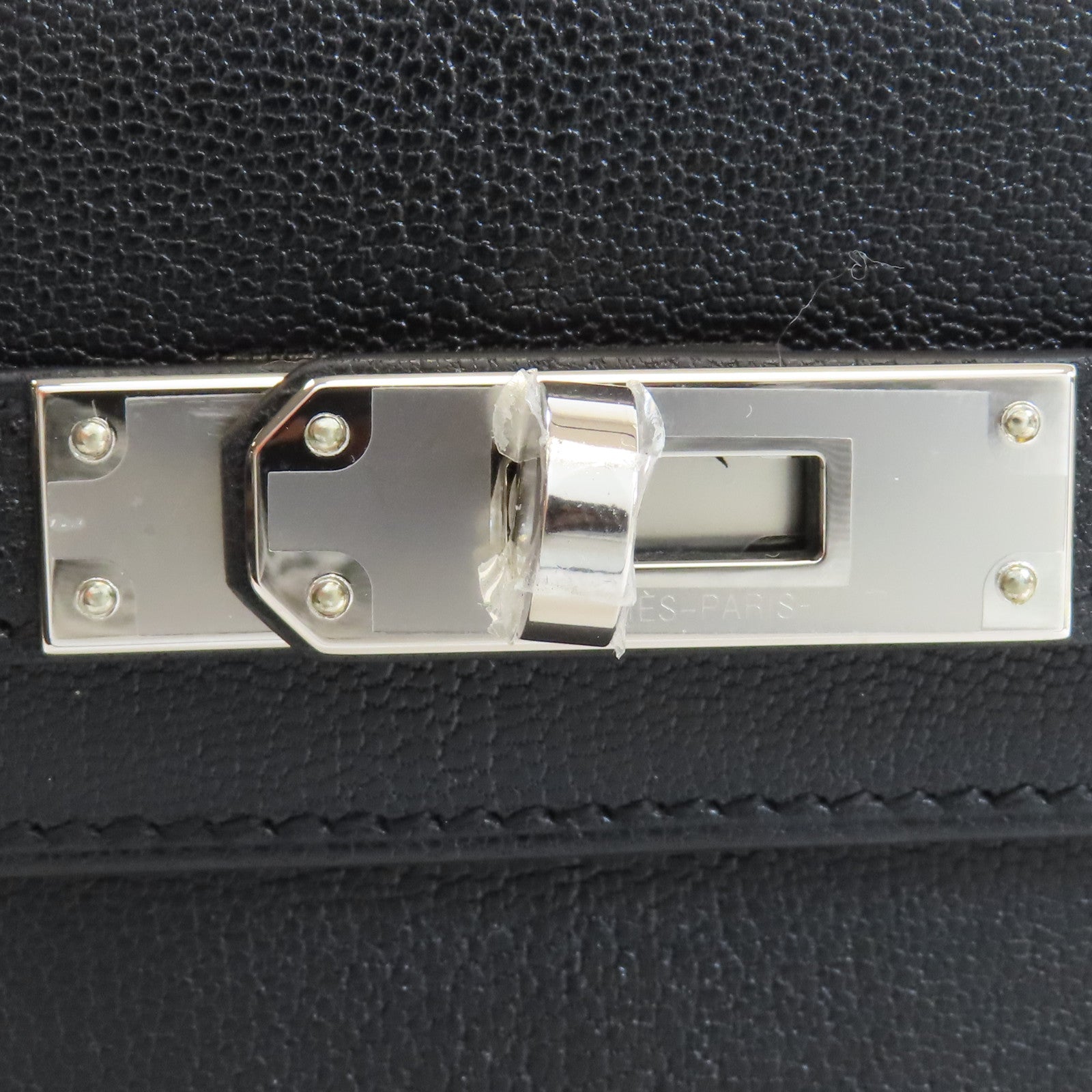 HERMES【激減優惠】 Ardennes皮革Kelly Elan銀扣肩背袋