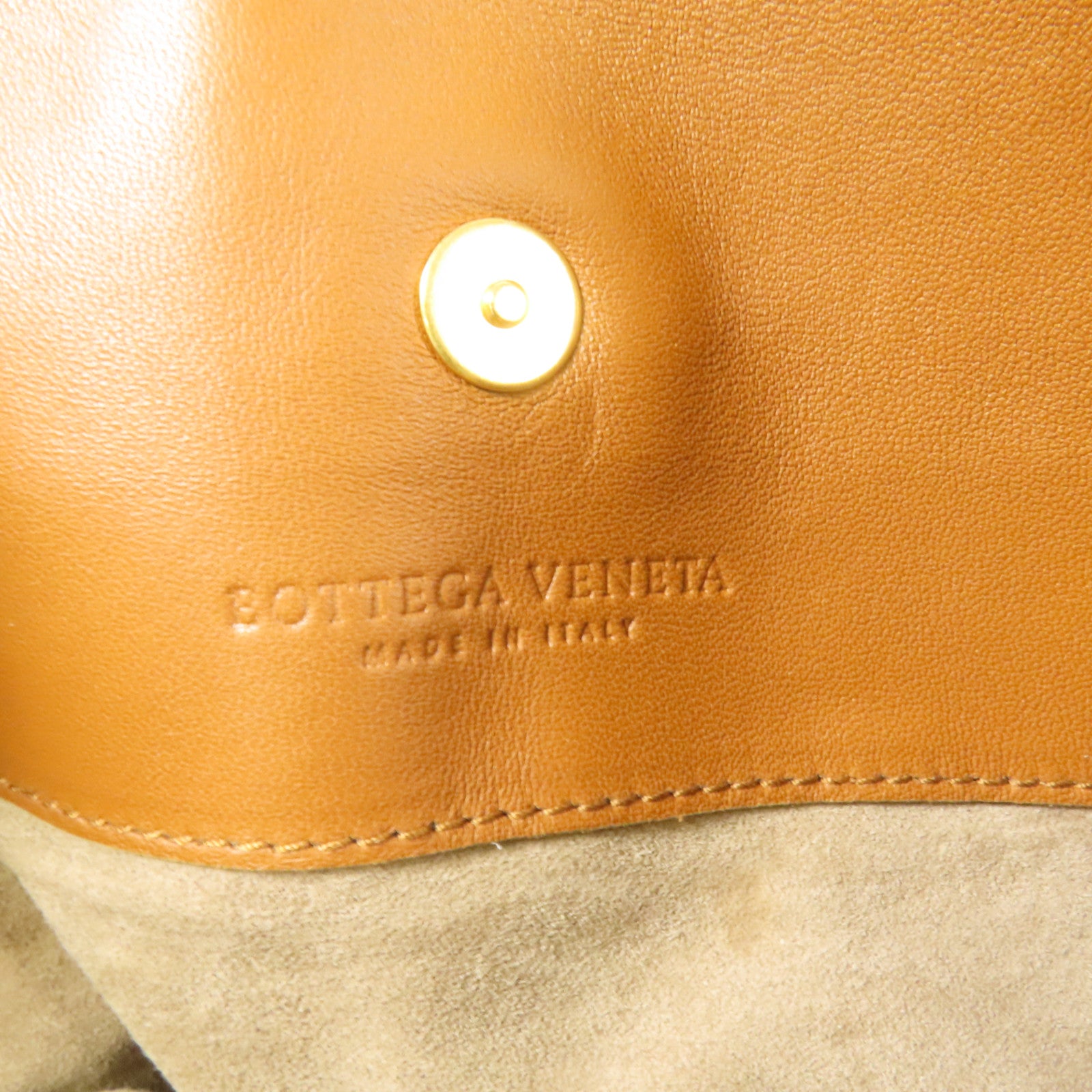 BOTTEGA VENETA 羊皮皮革Chain Shoulder金扣肩背袋