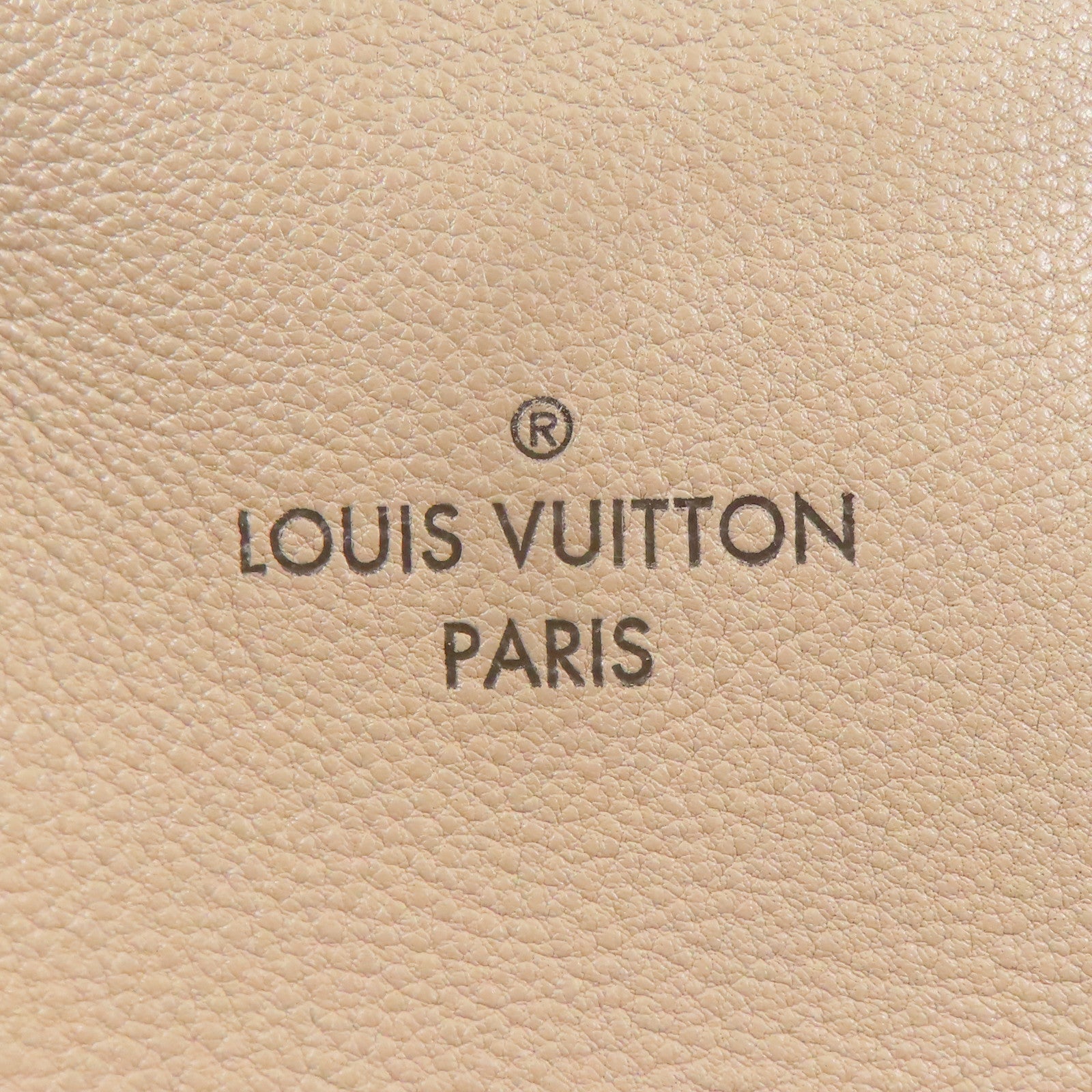 LOUIS VUITTON 牛皮皮革/羊絨Tote W PM金扣手挽袋