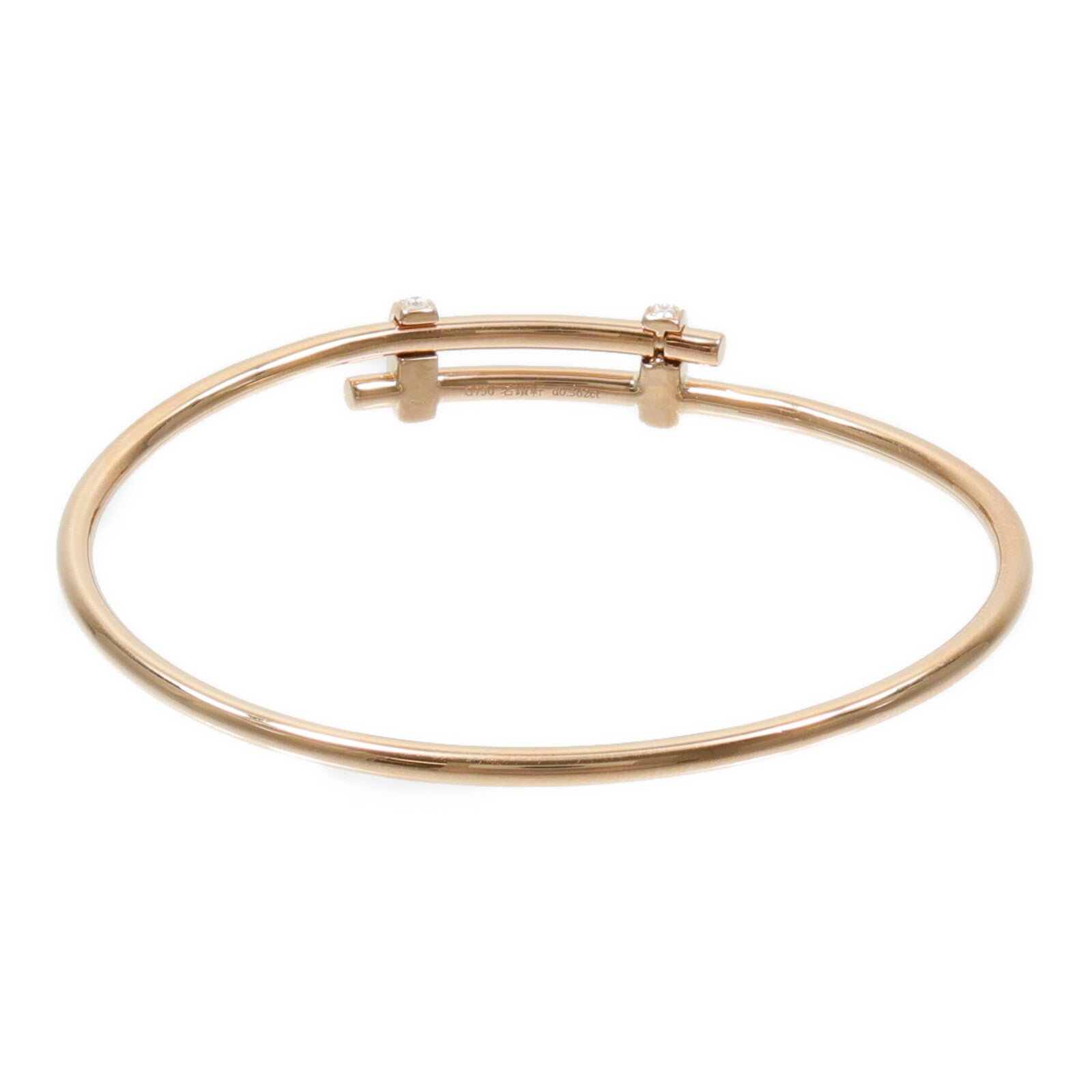 JEWELRY 18K玫瑰金Diamond Bangle/Bracelet鑽石手鐲