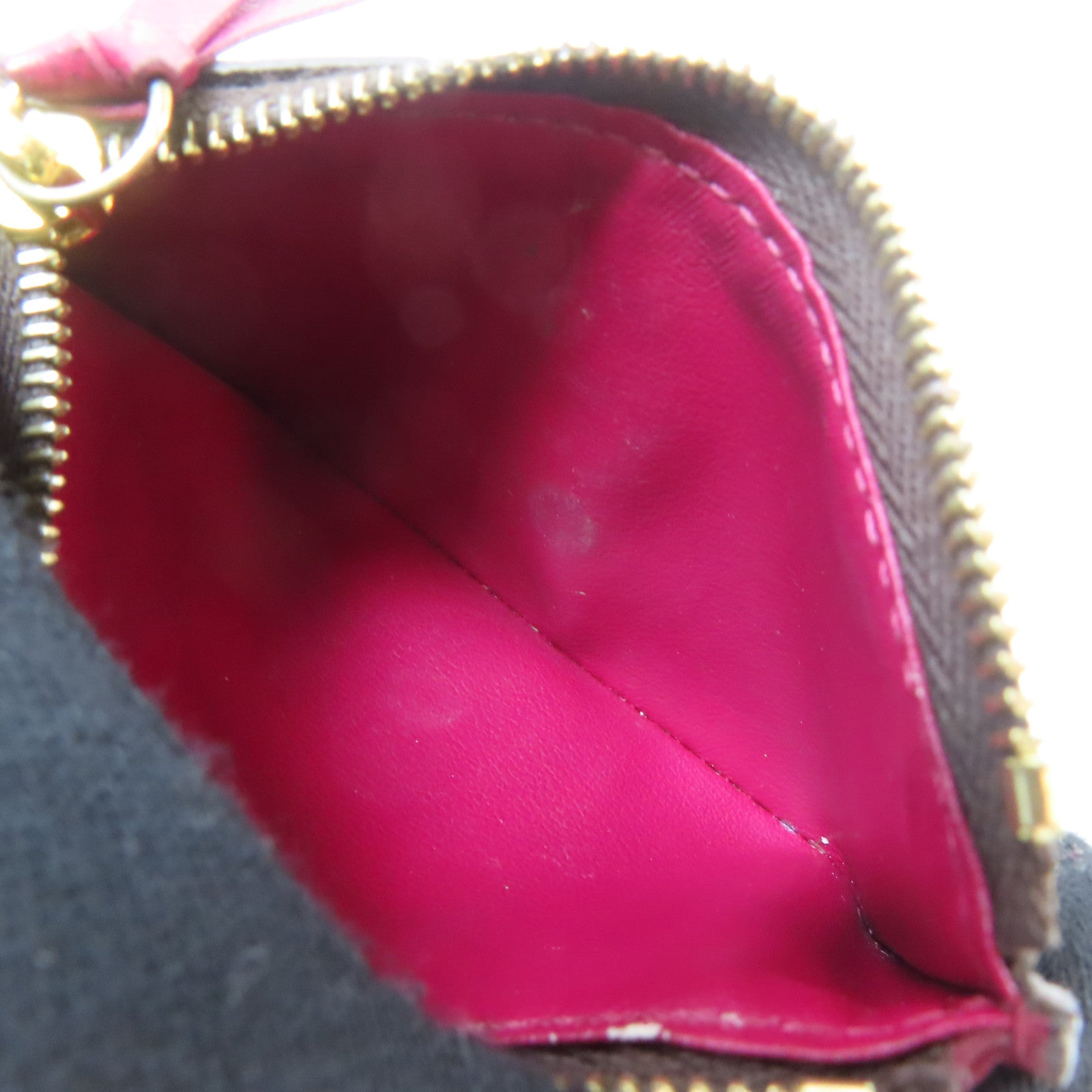LOUIS VUITTON Monogram Rosalie金扣卡片套啡色