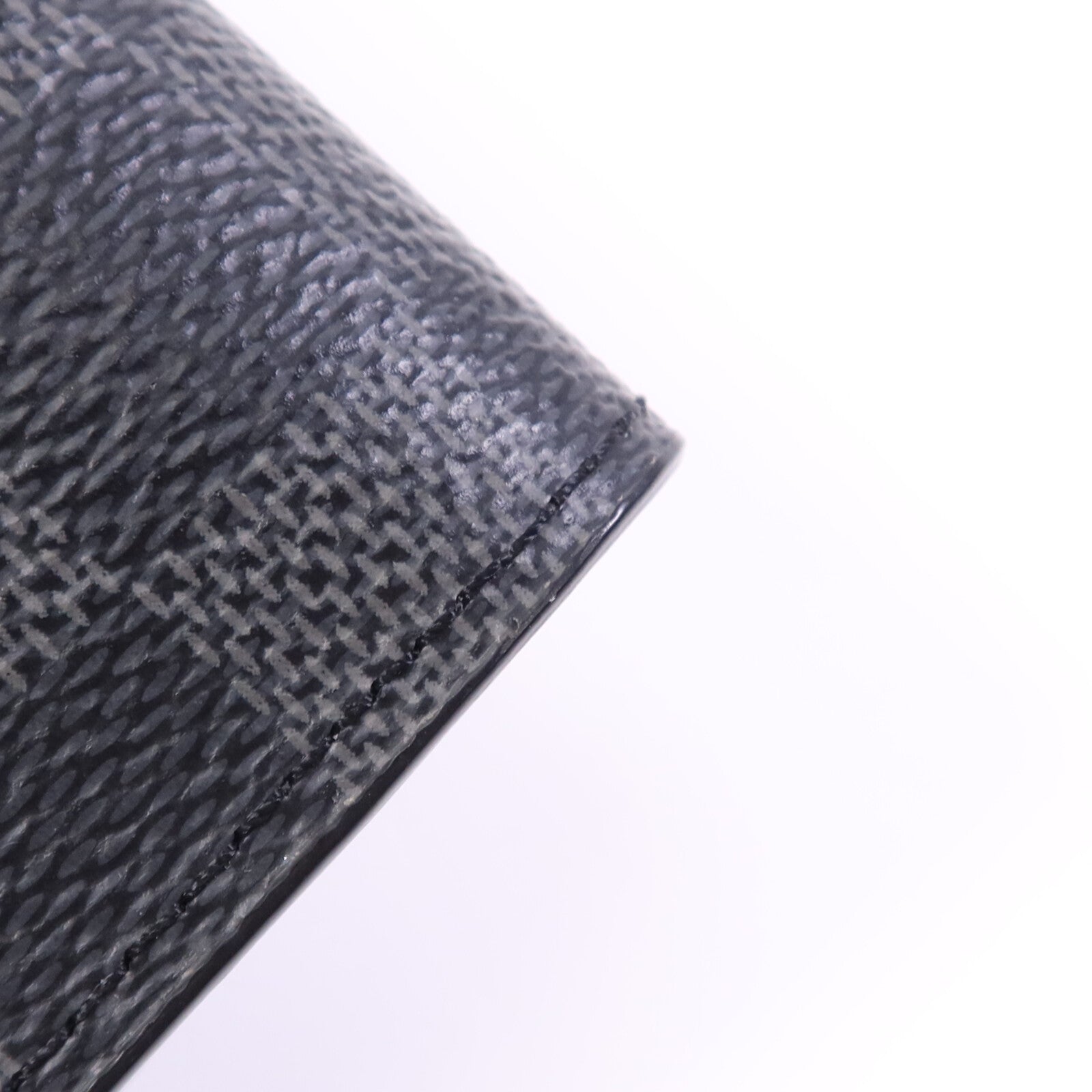 LOUIS VUITTON Damier Graphite Brazza銀扣長錢包