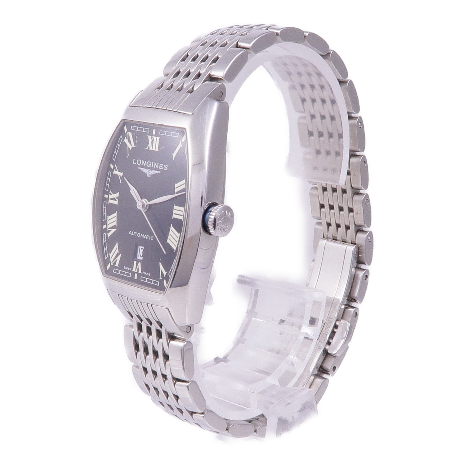 LONGINES Evidenza Automatic Watch Stainless Steel Black