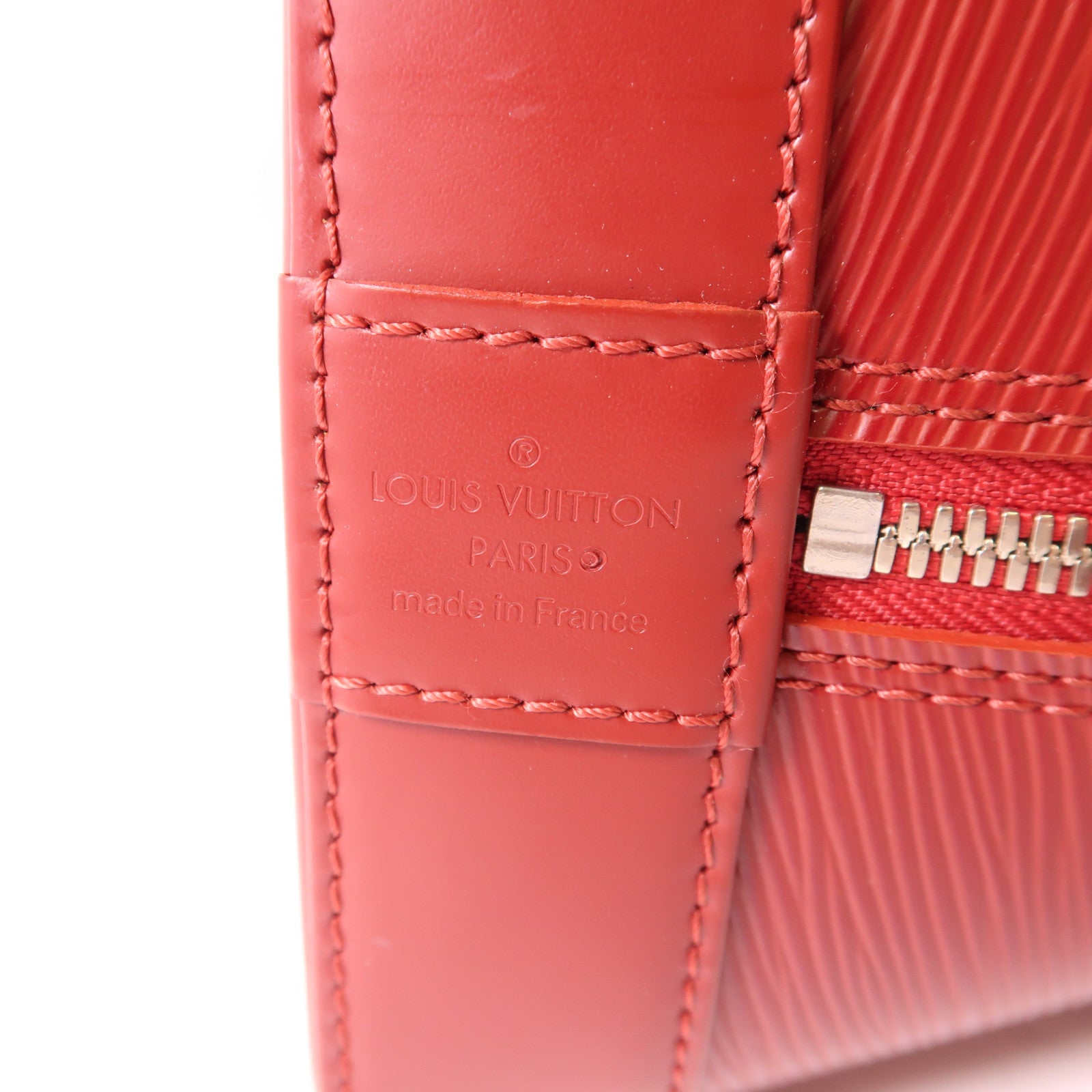 LOUIS VUITTON LV SHW Alma PM Handbag M40490 Epi Red